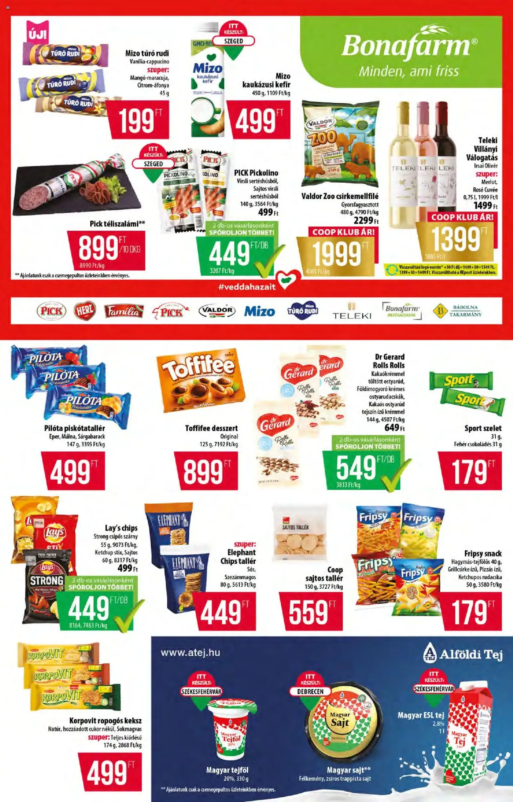 COOP akciós újság - 2026.06.11. érvényes szórólap 8 oldal 12 oldalból