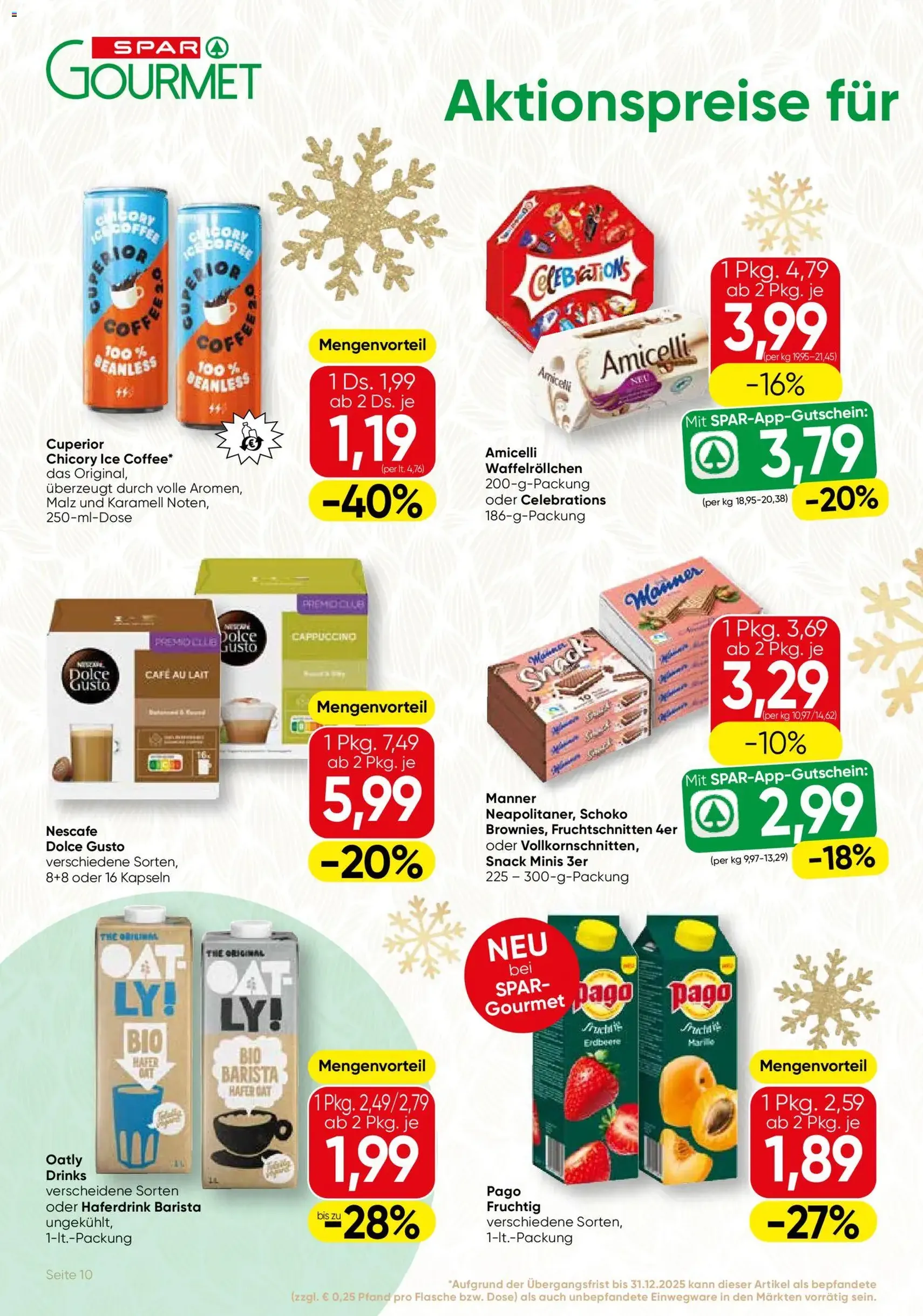 SPAR Gourmet Flugblatt - Gültiger Prospekt ab 04.12.2025, Seite 10 von insgesamt 12