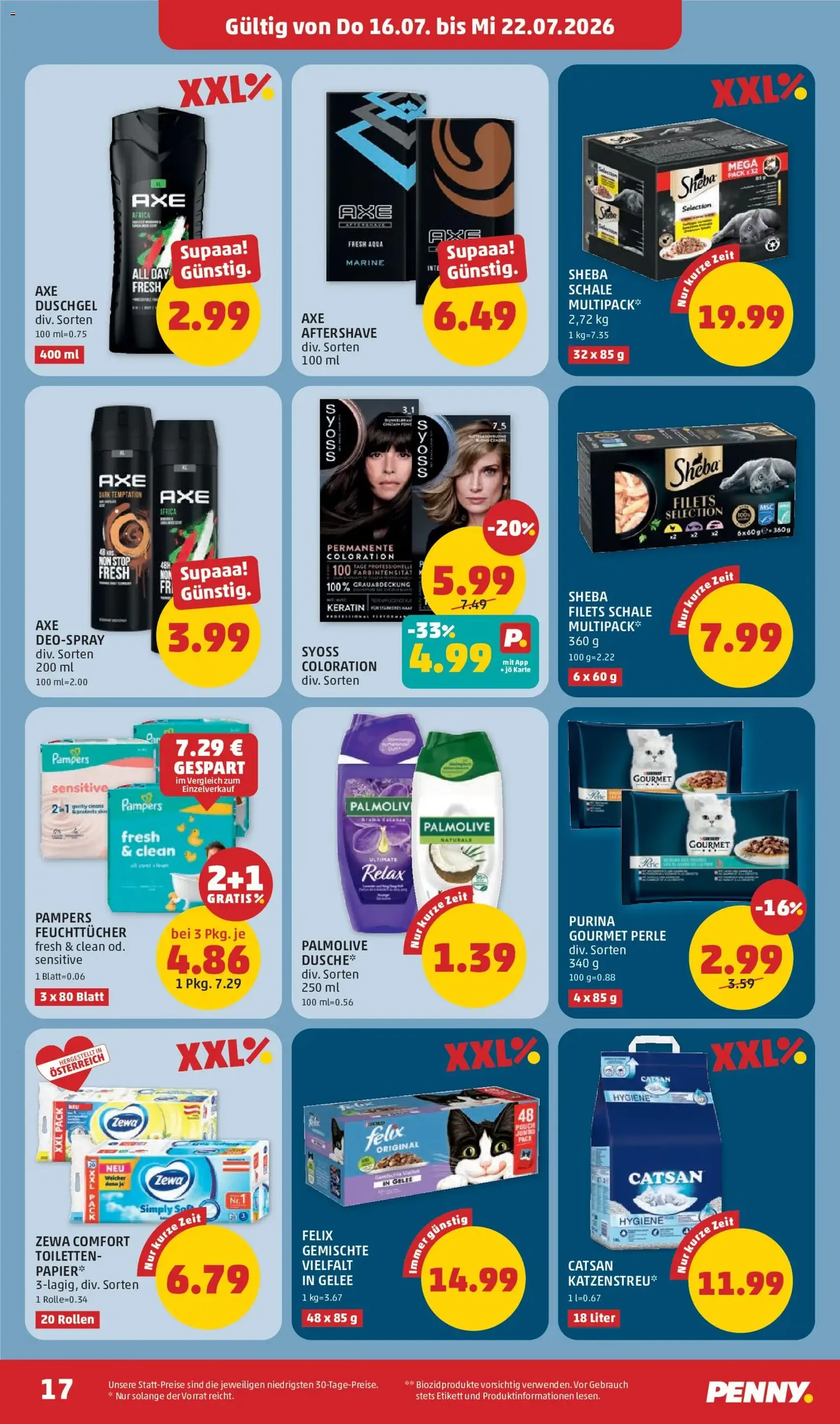 Penny Markt Flugblatt - Gültiger Prospekt ab 16.07.2026, Seite 17 von insgesamt 28