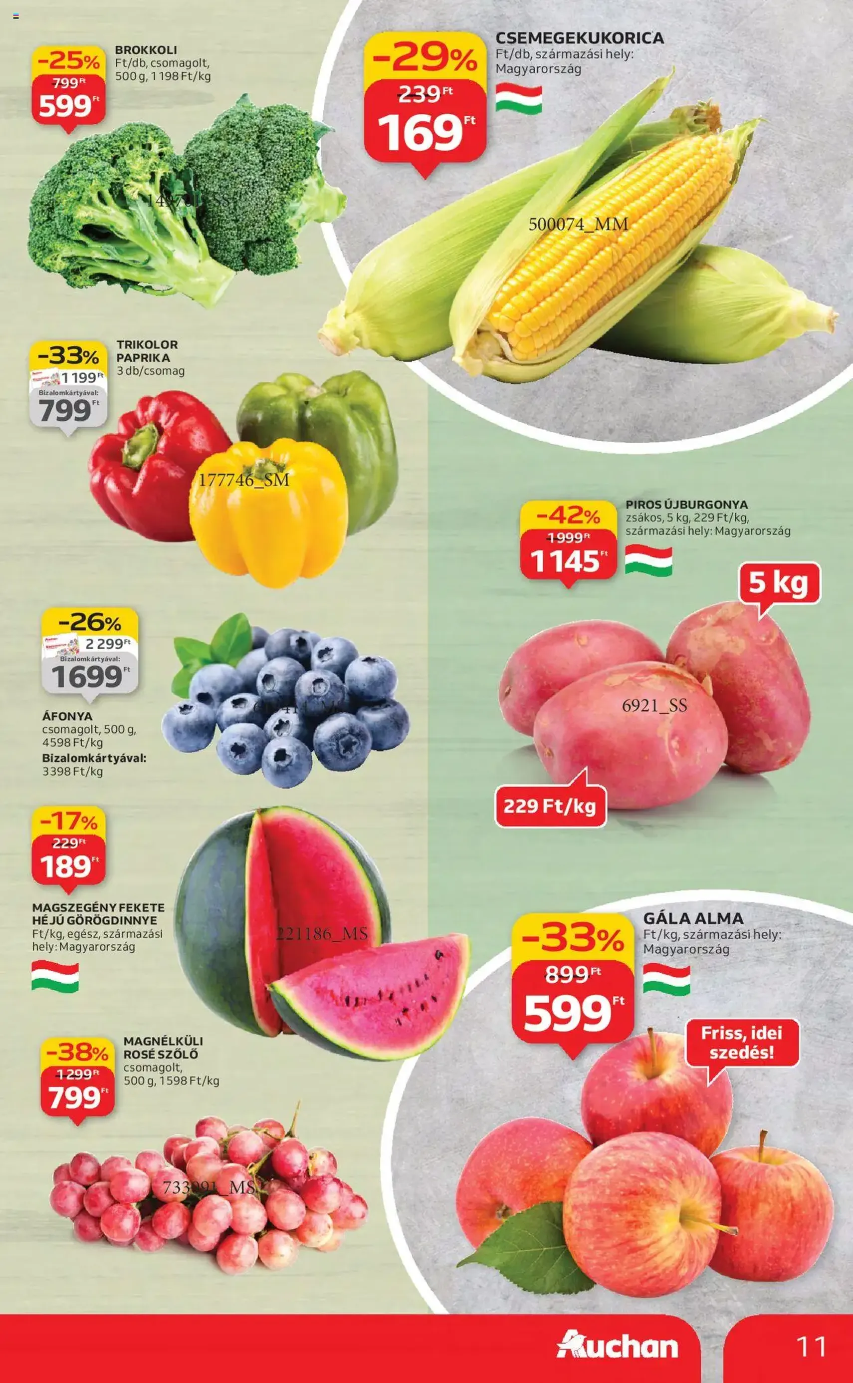 Auchan Akciós újság - 2025.08.21. érvényes szórólap 11 oldal 42 oldalból