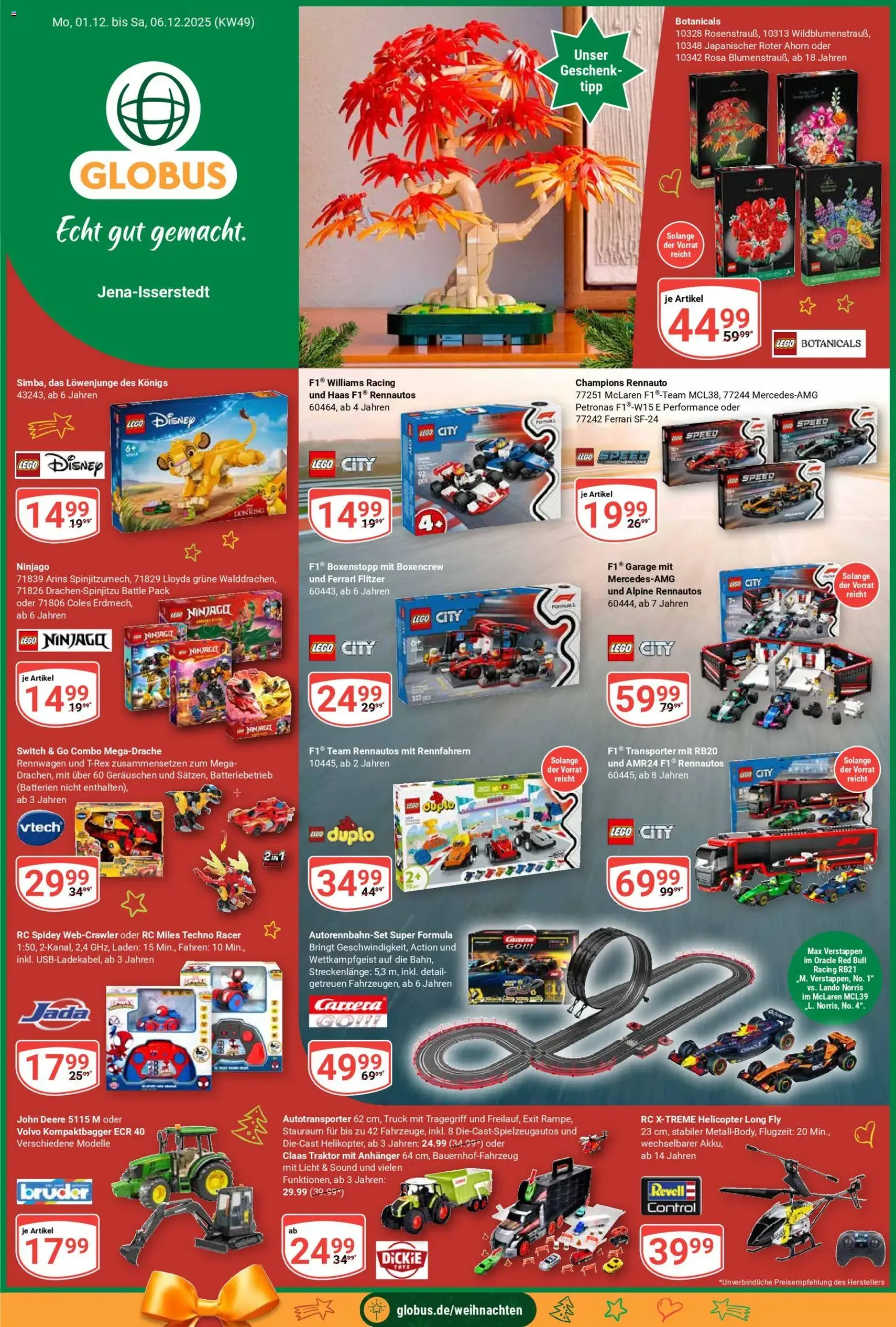 Globus Prospekt - Gültiger Prospekt ab 01.12.2025, Seite 1 von insgesamt 55