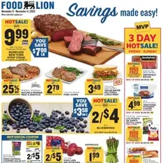 Food Lion Weekly Ad - Flyer preview valid from 11/05/2025