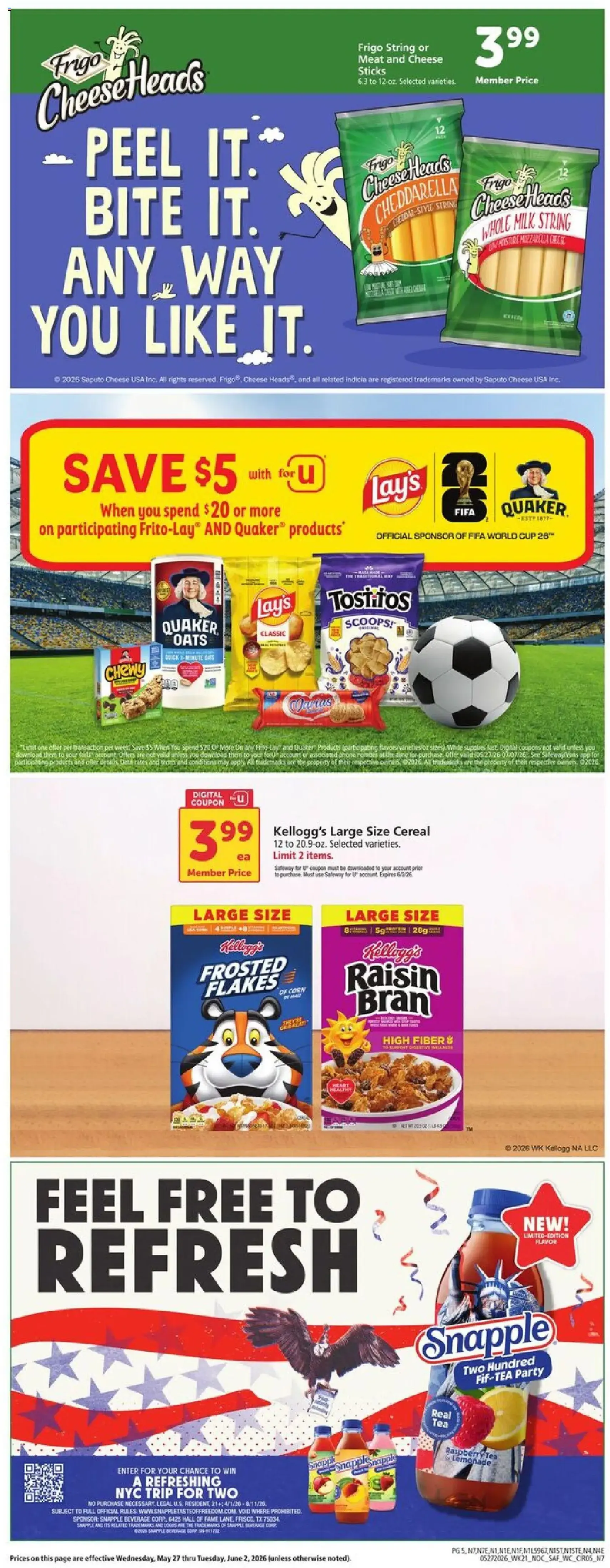 Safeway Weekly Ad - valid flyer from 05/27/2026, page 5 of 10
