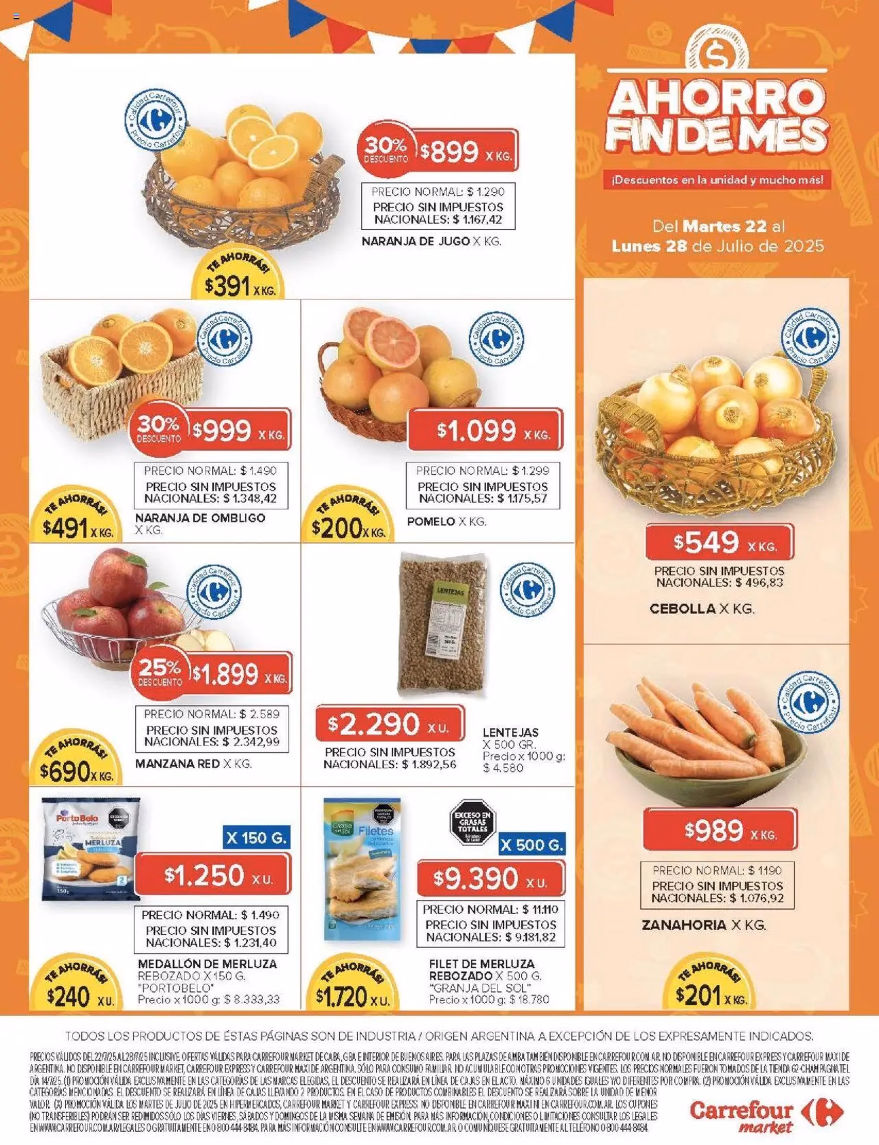 Carrefour Market catálogo - folleto válido desde 22/07/2025 página 3 de 21 Carrefour Market catálogo - folleto válido desde 22/07/2025 página 3 de 21