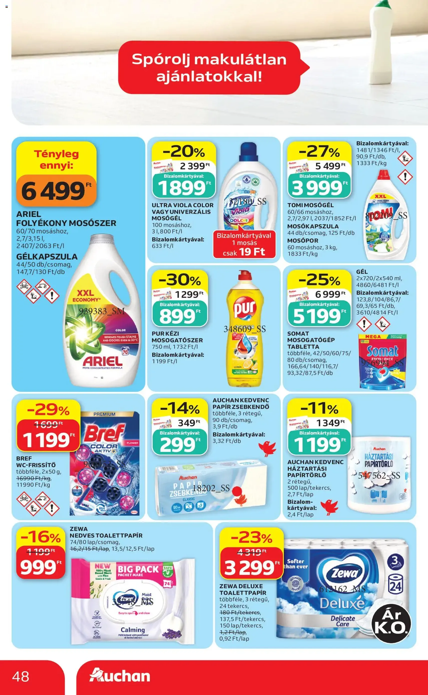 Auchan akciós újság - 2026.07.16. érvényes szórólap 48 oldal 56 oldalból