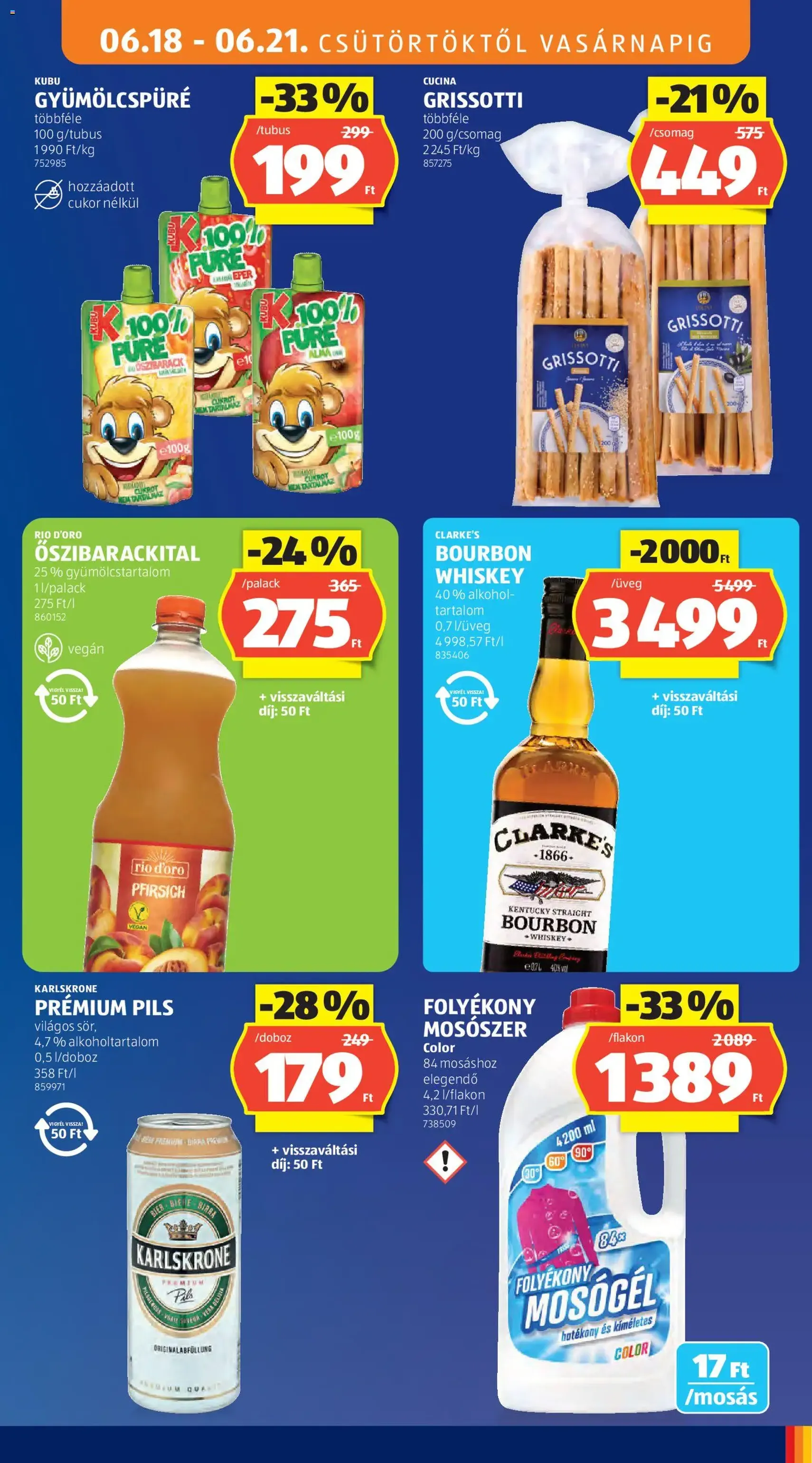 Aldi akciós újság - 2026.06.18. érvényes szórólap 17 oldal 37 oldalból