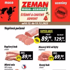 Prodejny Zeman leták - náhled letáku platný od 08.12.2025