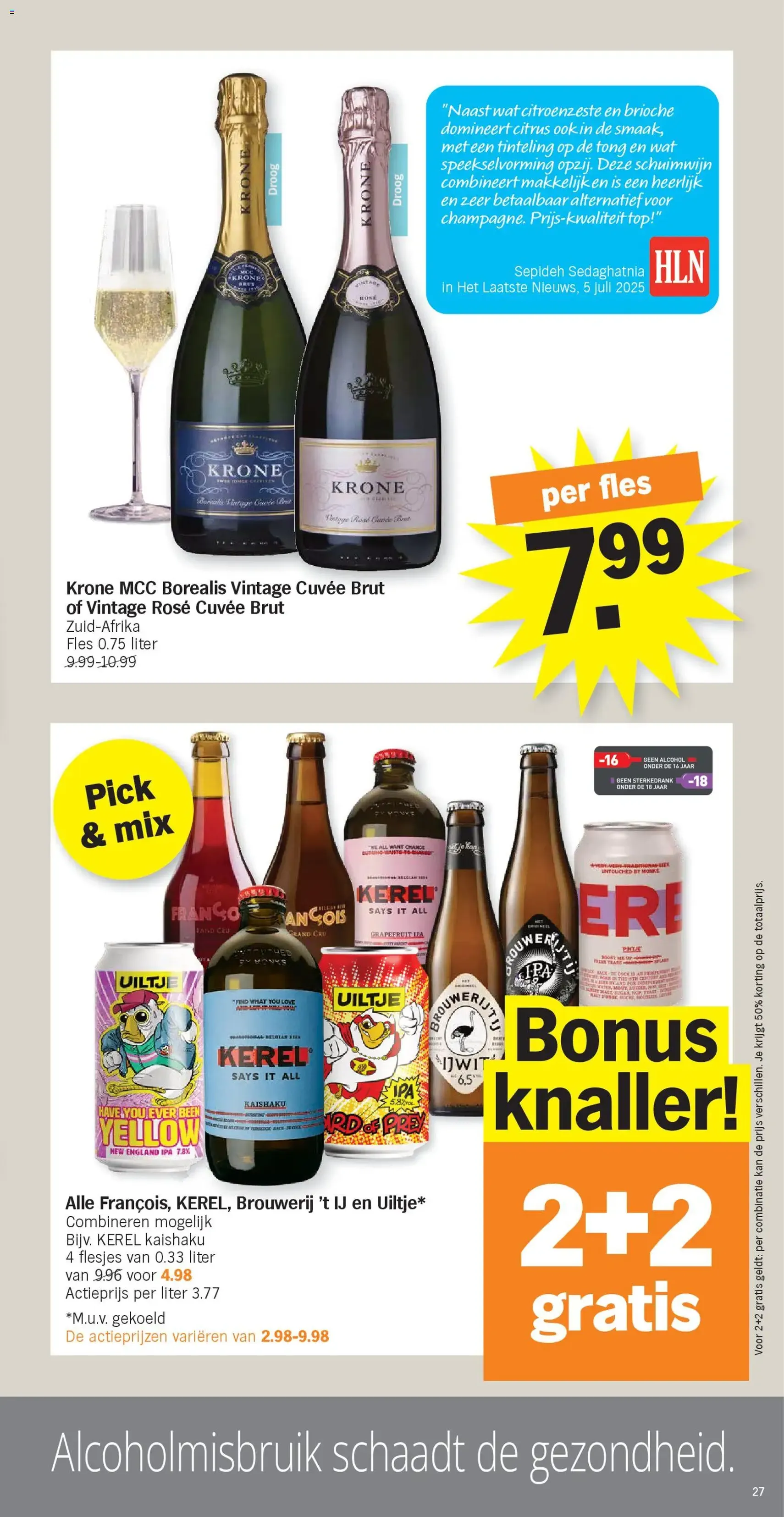 Albert Heijn folder week / de la semaine 49 - geldige folder vanaf 01/12/2025 pagina 27 van 28