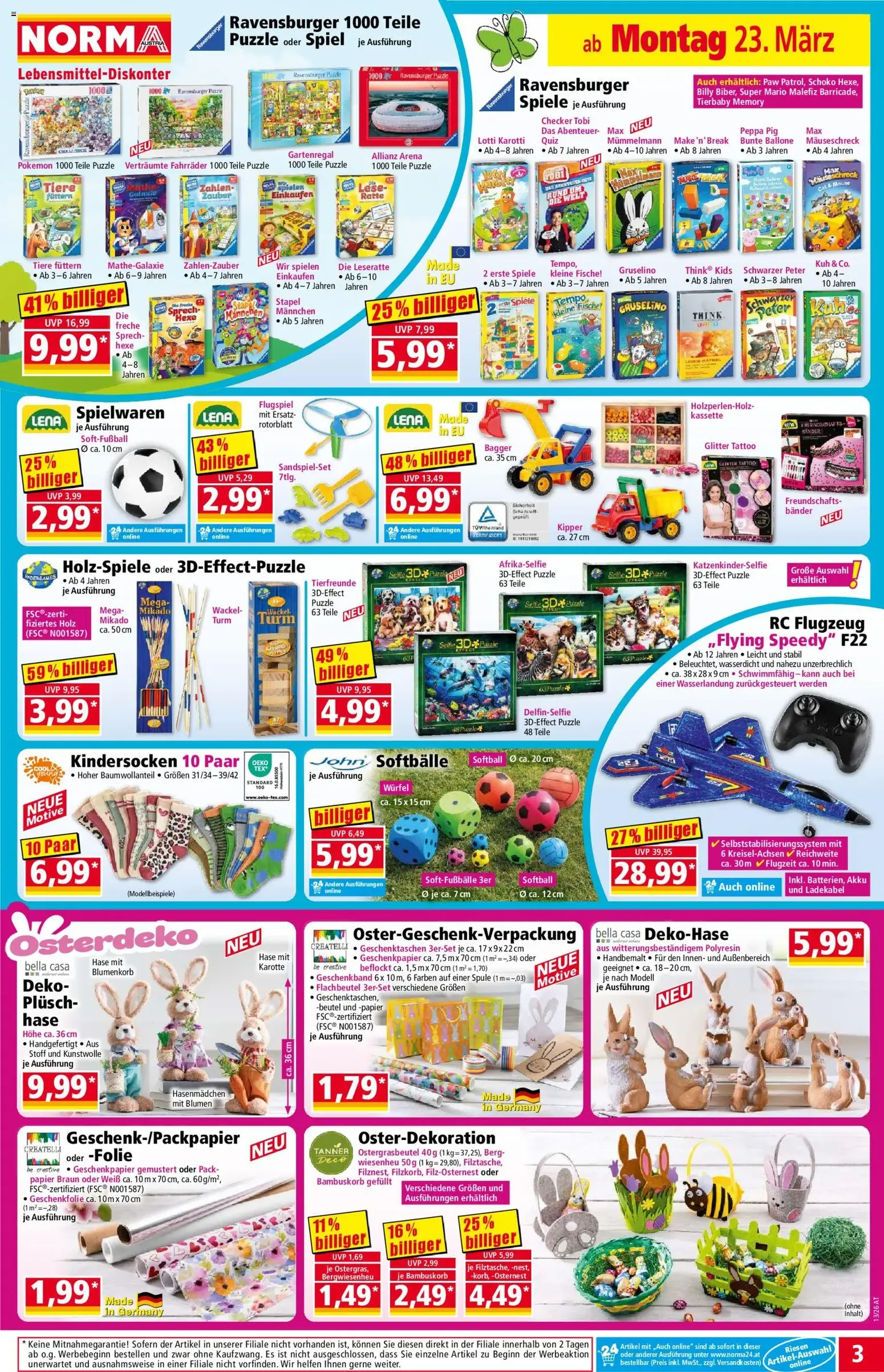 Norma Flugblatt - Gültiger Prospekt ab 23.03.2026, Seite 3 von insgesamt 20