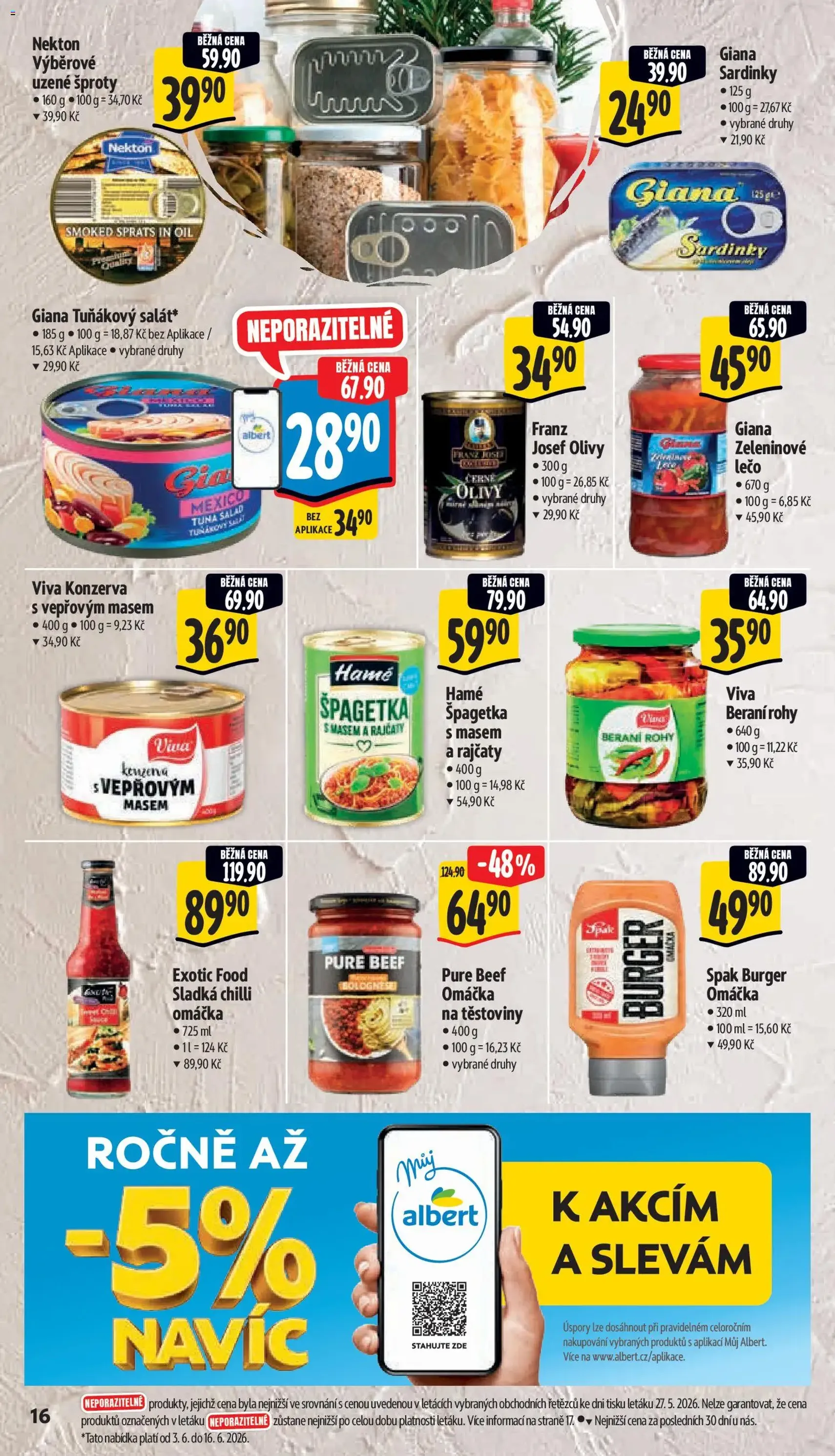 Albert leták - Hypermarket - platný leták od 03.06.2026 strana 28 z 50