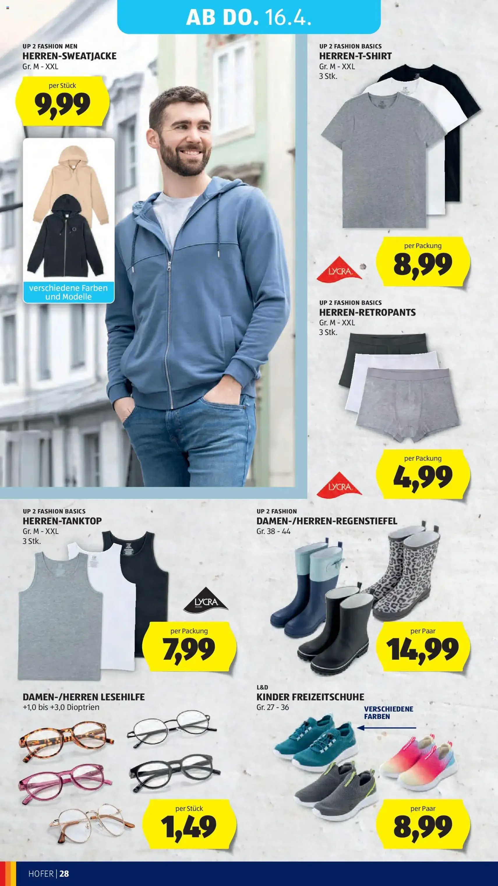 Hofer Flugblatt - Gültiger Prospekt ab 08.04.2026, Seite 32 von insgesamt 37