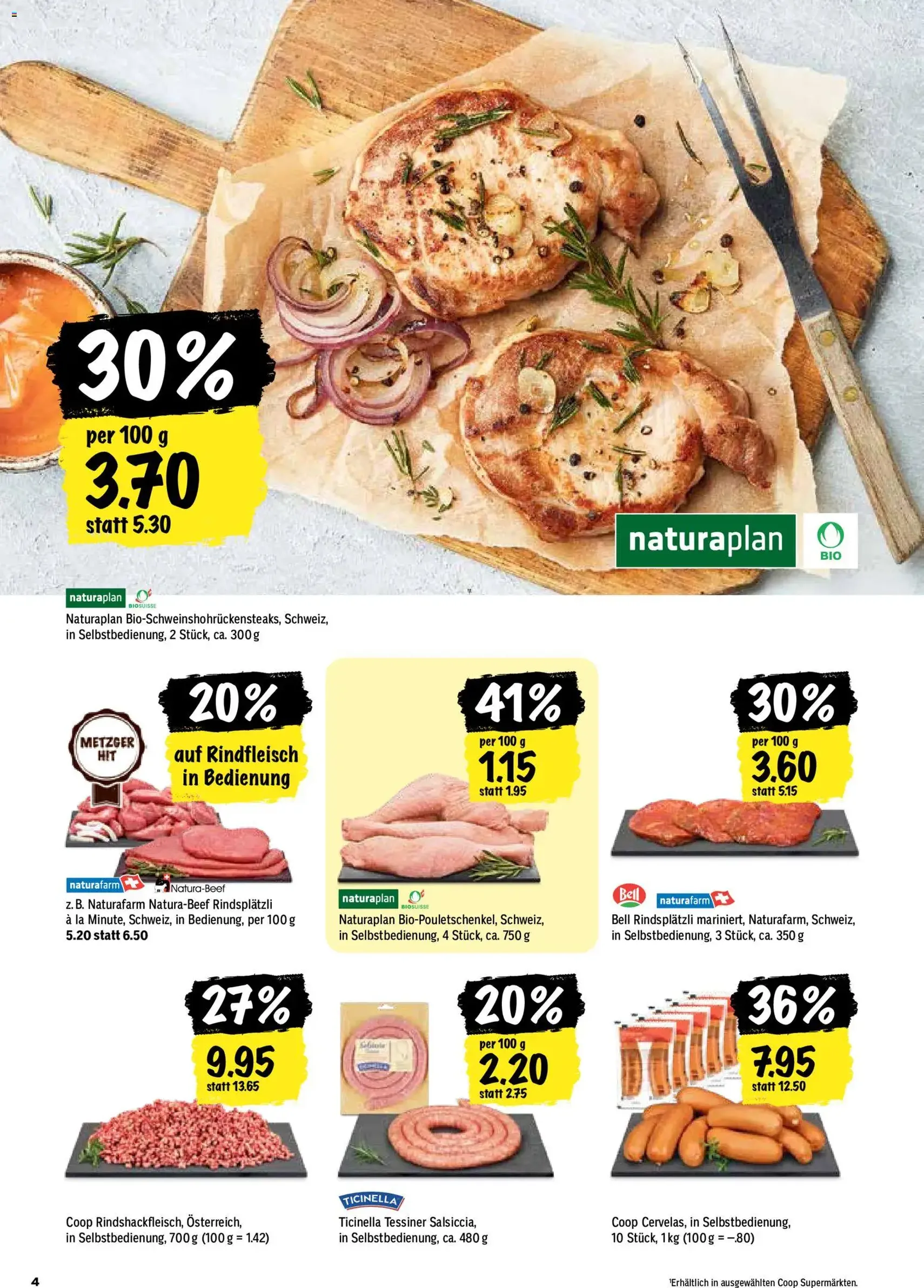 Coop aktionen - Gültiger Prospekt ab 25.06.2026, Seite 4 von insgesamt 24
