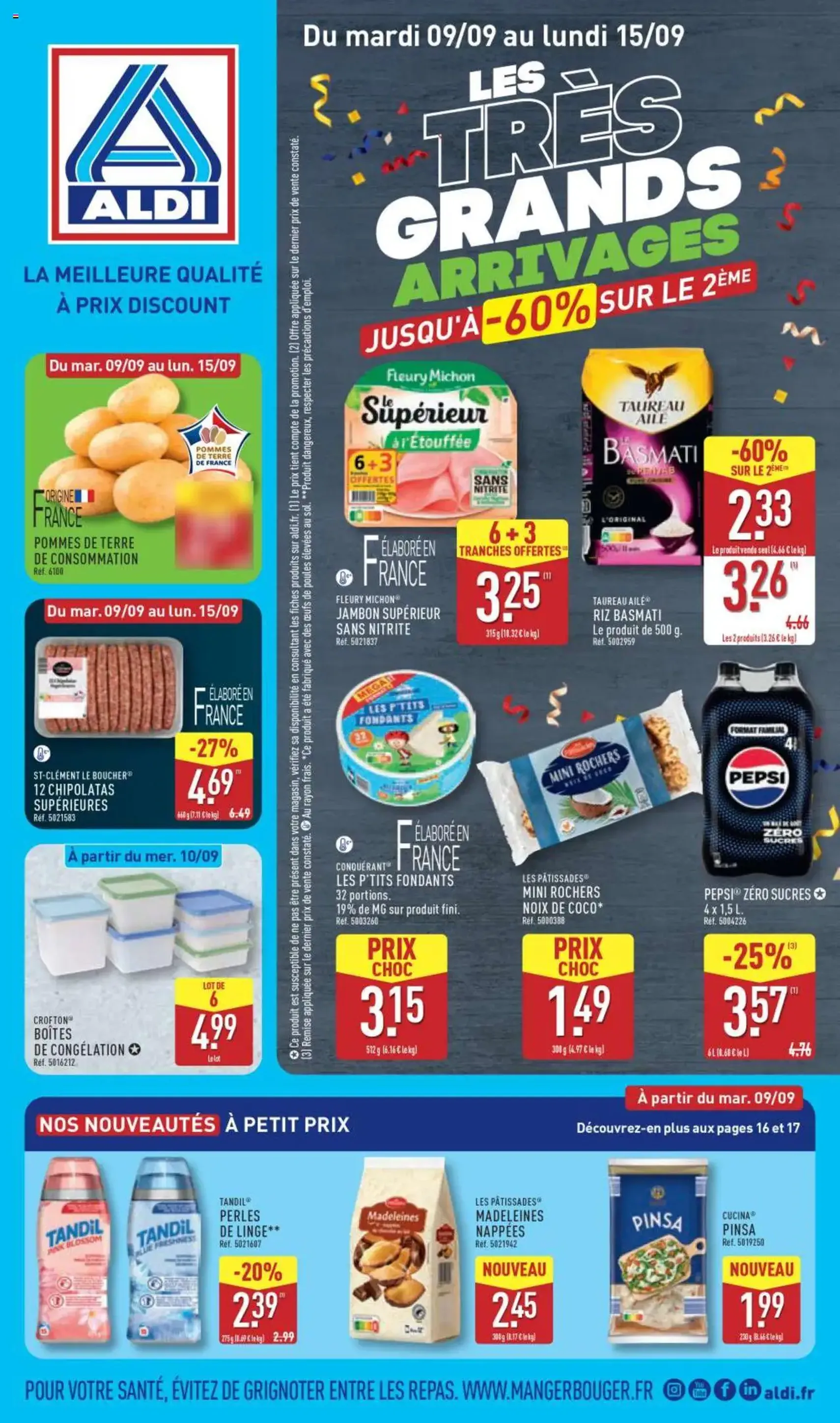 Aldi catalogue semaine 37 - brochure valable à partir du 09/09/2025, page 1 sur 52 Aldi catalogue semaine 37 - brochure valable à partir du 09/09/2025, page 1 sur 52