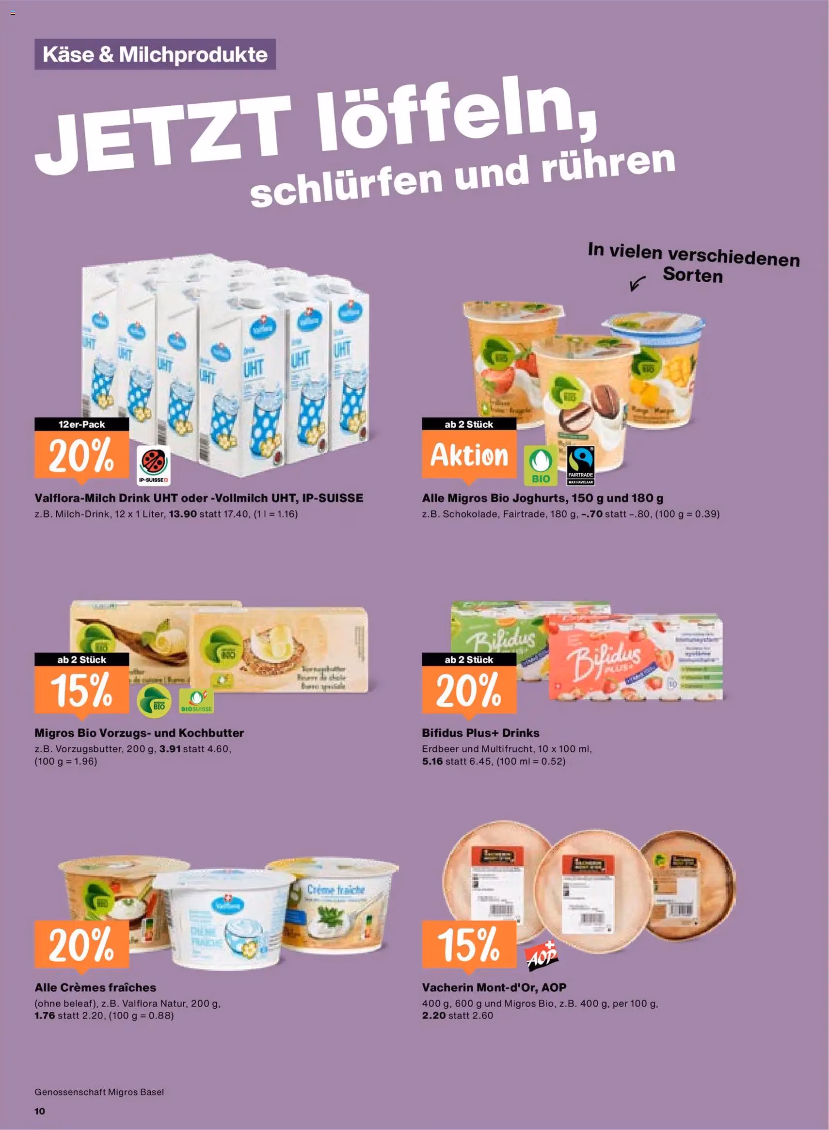 Migros Aktionen - Gültiger Prospekt ab 26.02.2026, Seite 10 von insgesamt 24