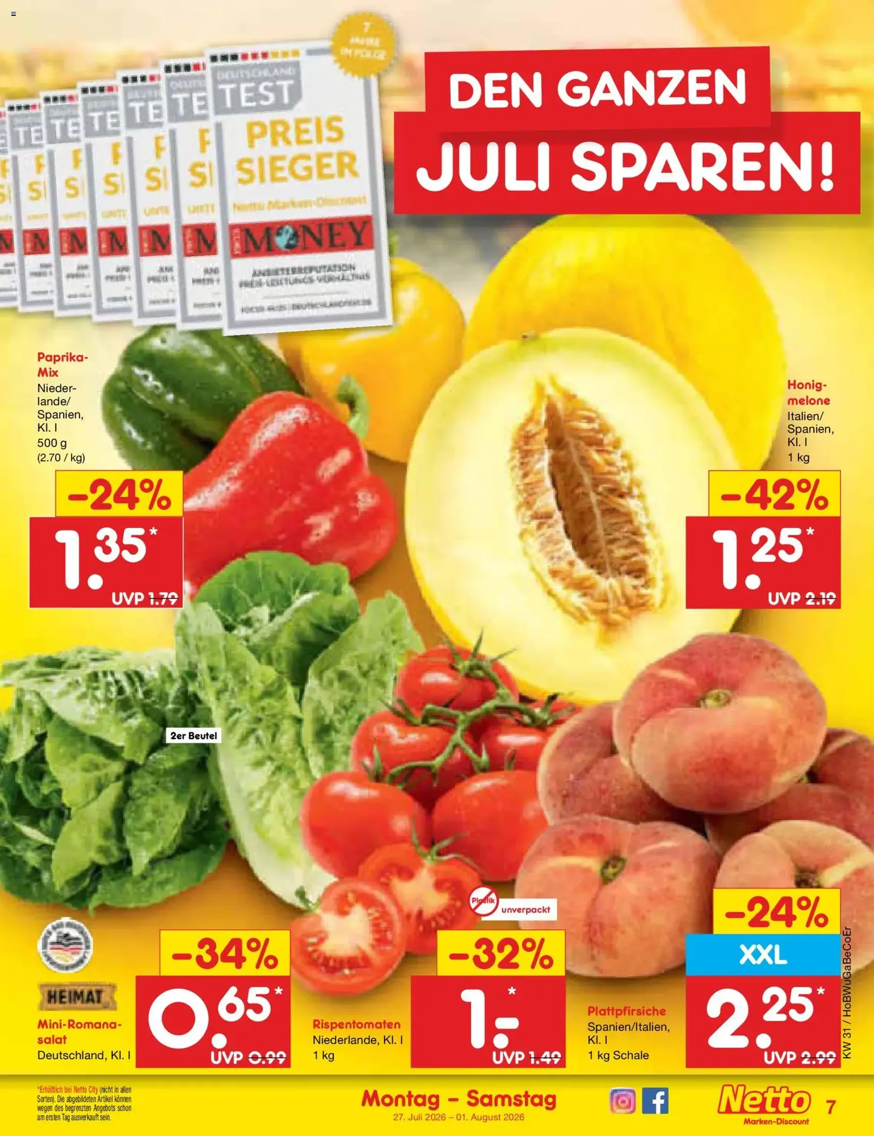 Netto Marken-Discount Prospekt - Gültiger Prospekt ab 27.07.2026, Seite 9 von insgesamt 71