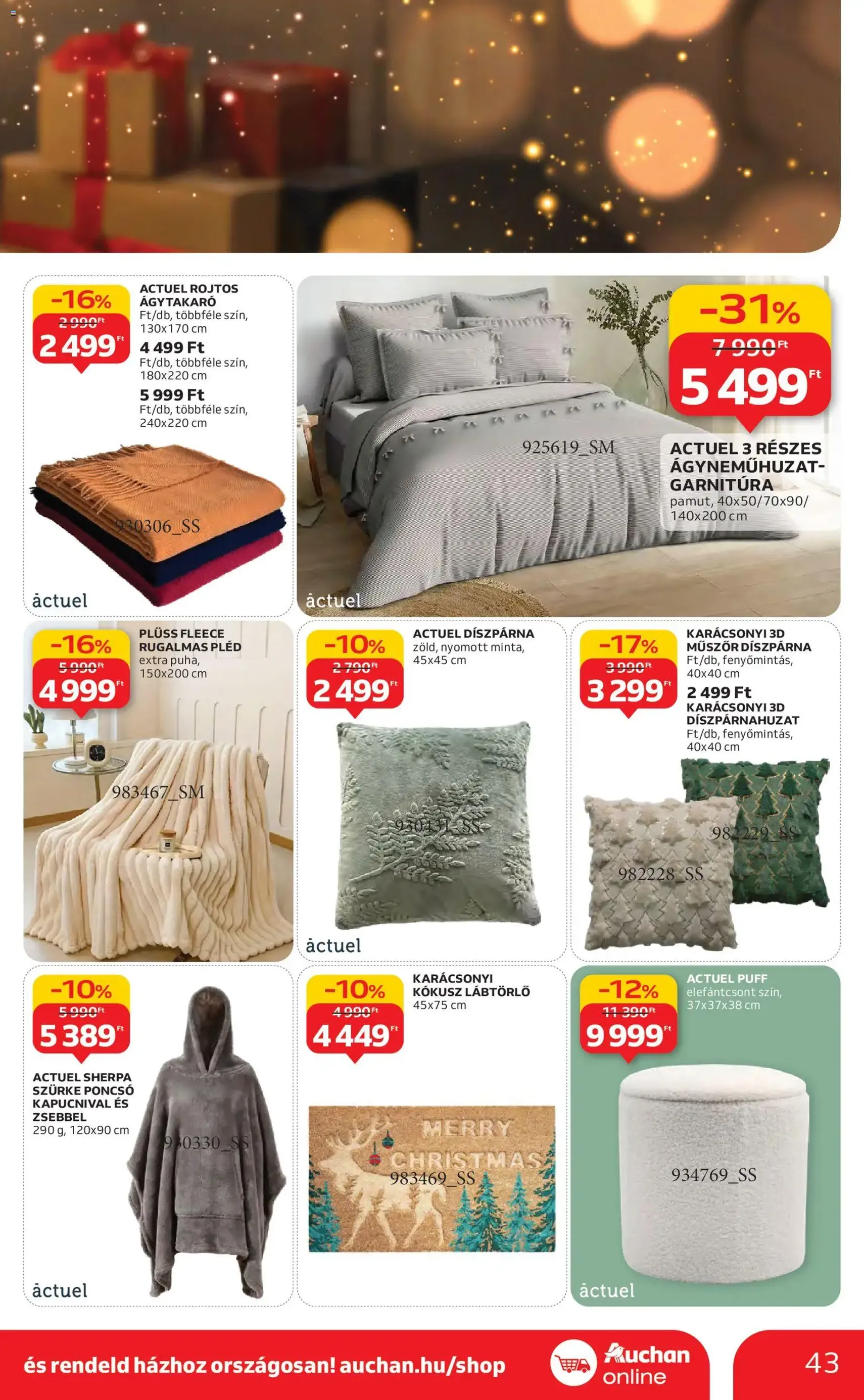 Auchan Akciós újság - 2025.11.06. érvényes szórólap 43 oldal 58 oldalból