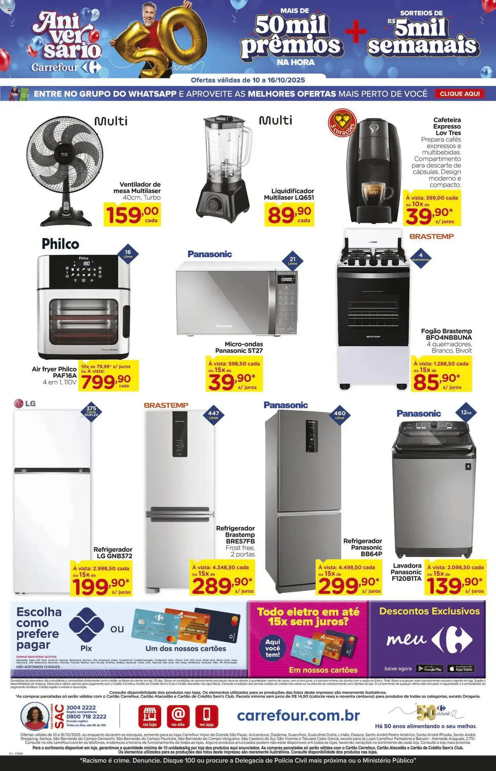 Carrefour - Ofertas da semana - folheto válido a partir de 10/10/2025 página 22 de 23 Carrefour - Ofertas da semana - folheto válido a partir de 10/10/2025 página 22 de 23