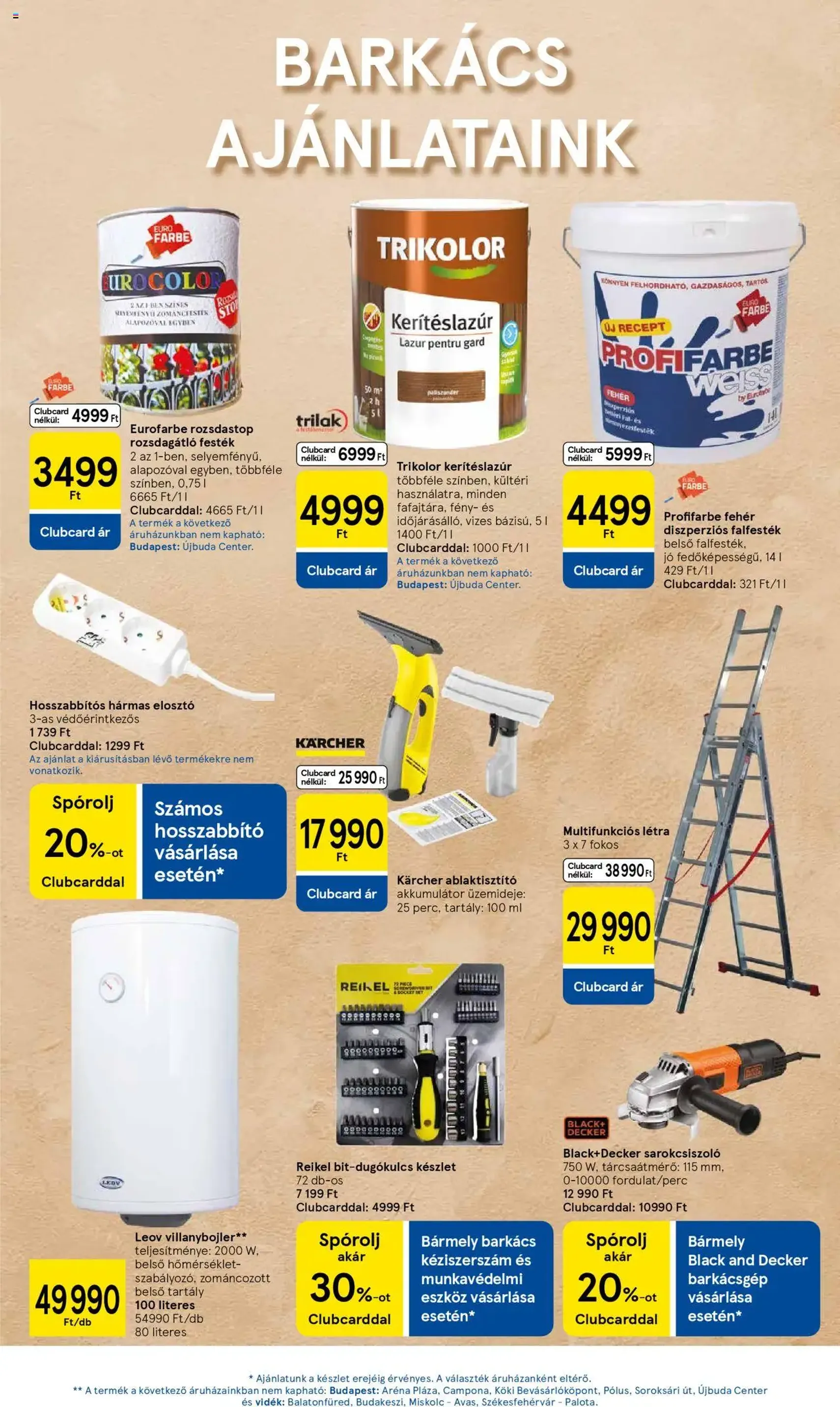 Tesco Hipermarket - Akciós újság - 2025.07.31. érvényes szórólap 15 oldal 32 oldalból Tesco Hipermarket - Akciós újság - 2025.07.31. érvényes szórólap 15 oldal 32 oldalból