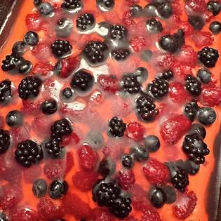 Voorvertoning van recept Kwark en Fruit Taart met Gelatine