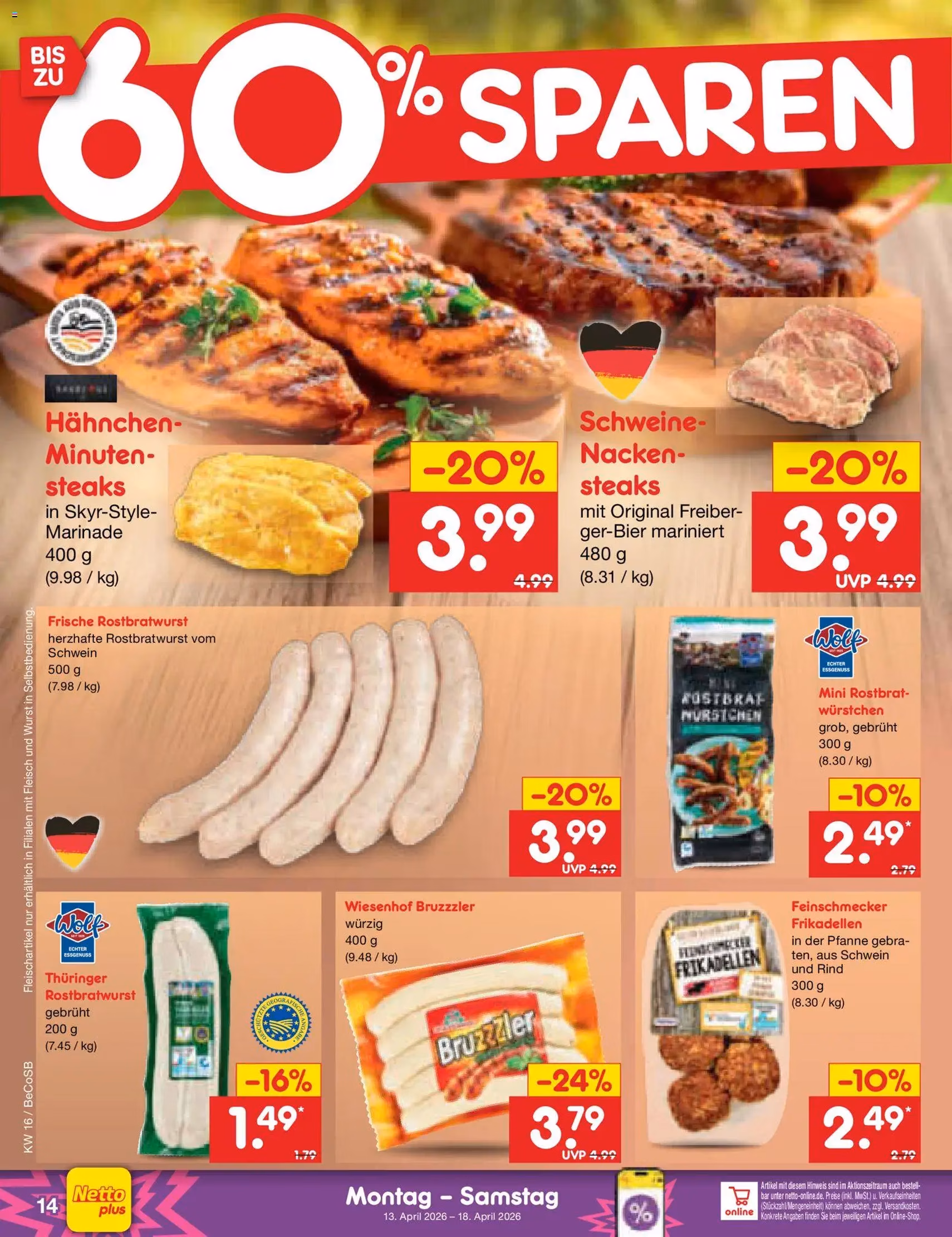 Netto Marken-Discount Prospekt - Gültiger Prospekt ab 13.04.2026, Seite 16 von insgesamt 65