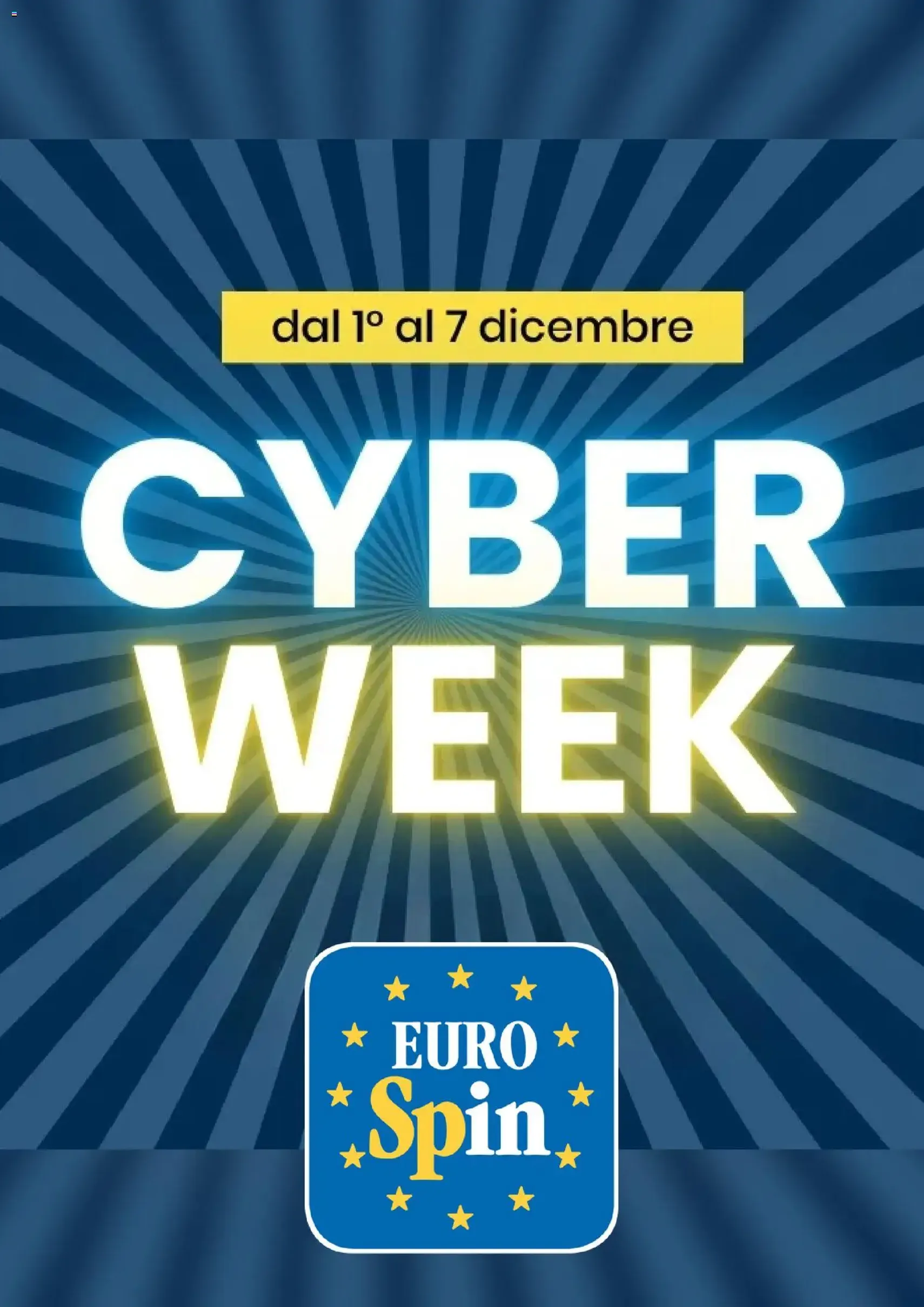 Eurospin Cyber Week catalogo - volantino valido dal 01/12/2025 pagina 1 di 5