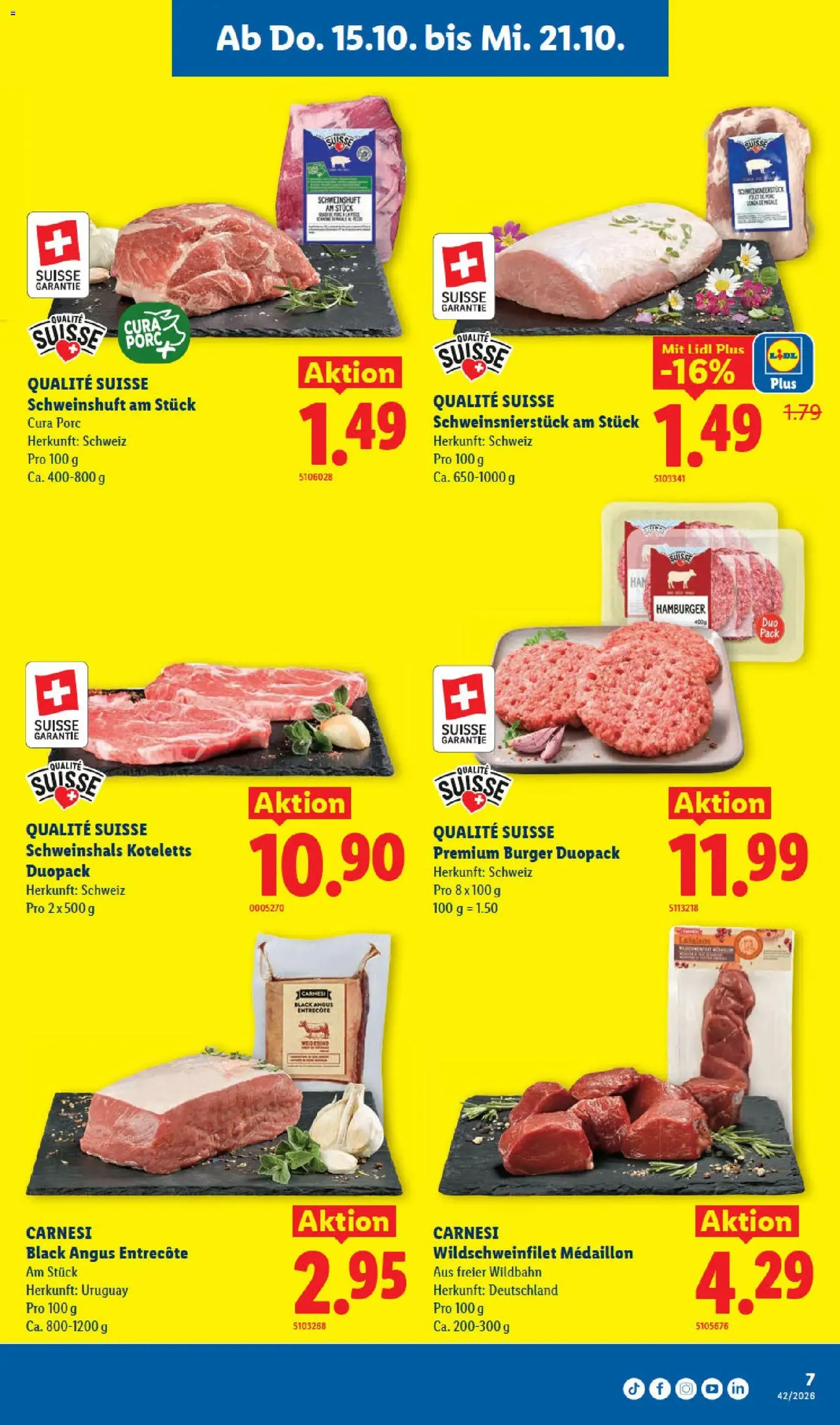 Lidl aktionen - Gültiger Prospekt ab 15.10.2026, Seite 7 von insgesamt 40