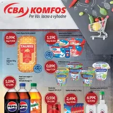 CBA Komfos Leták - náhľad letáku platný od 07.08.2025