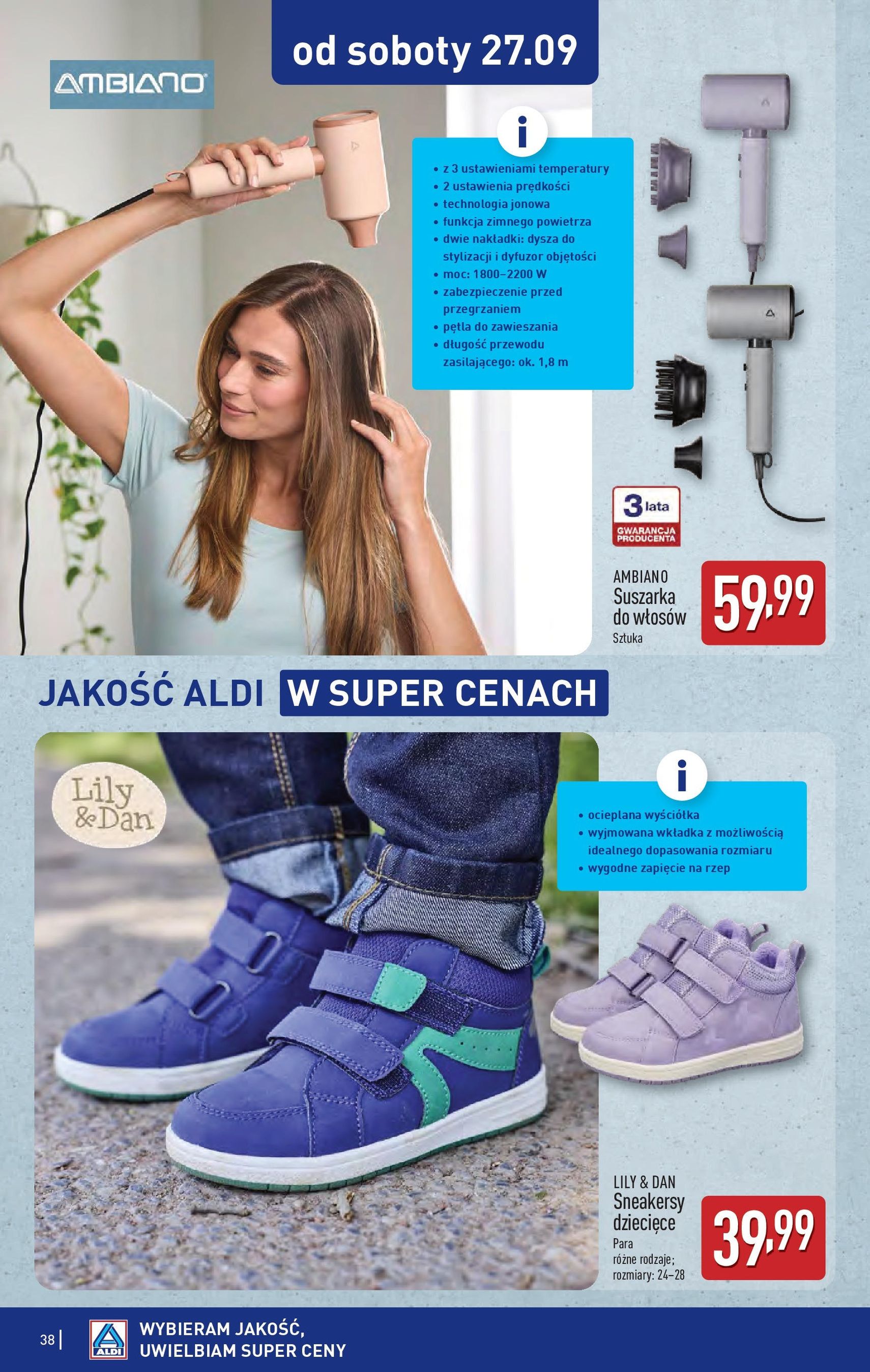 Aldi Gazetka - ważny gazetka od 22.09.2025 strona 38 z 41 Aldi Gazetka - ważny gazetka od 22.09.2025 strona 38 z 41
