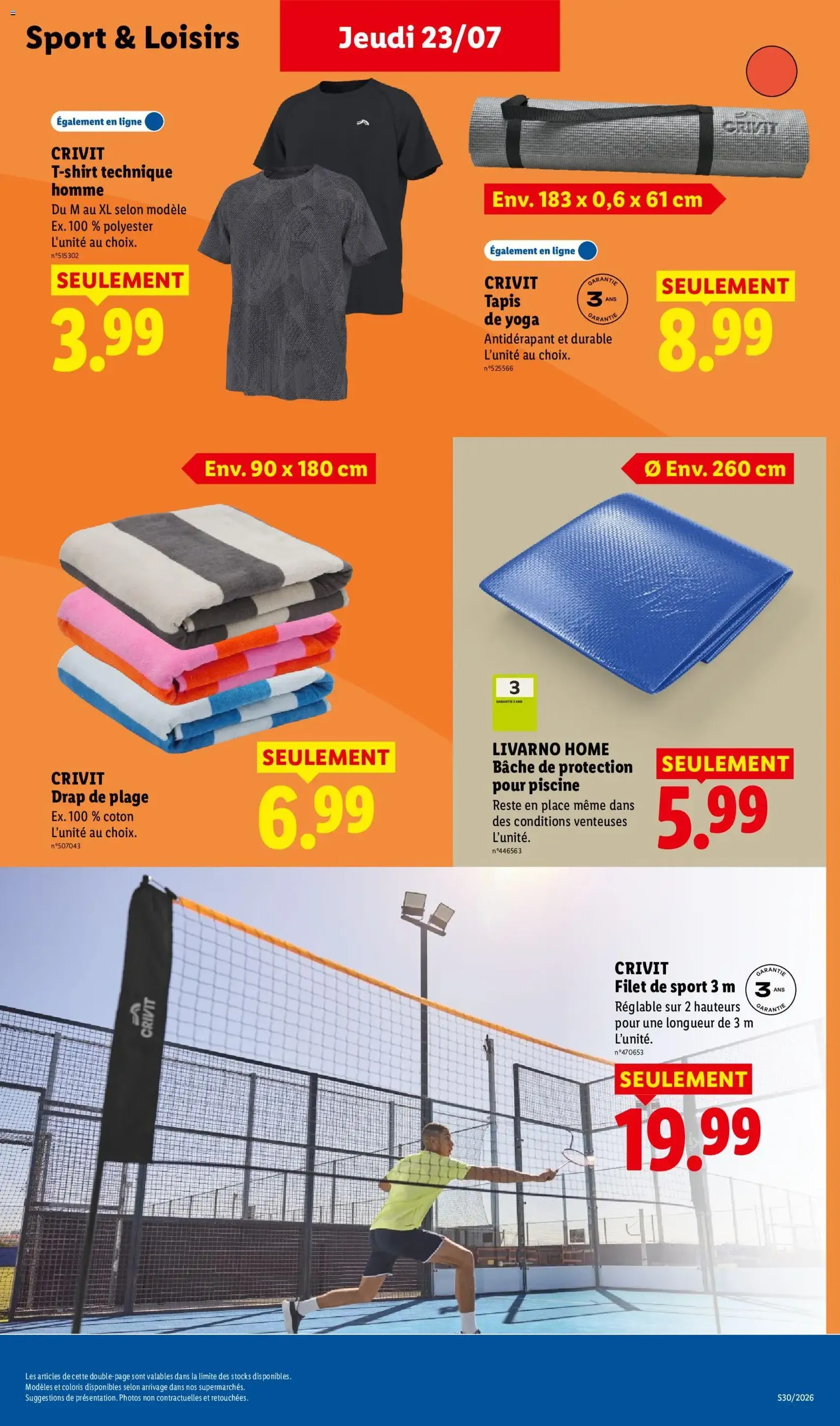 LIDL catalogue - brochure valable à partir du 23/07/2026, page 47 sur 64