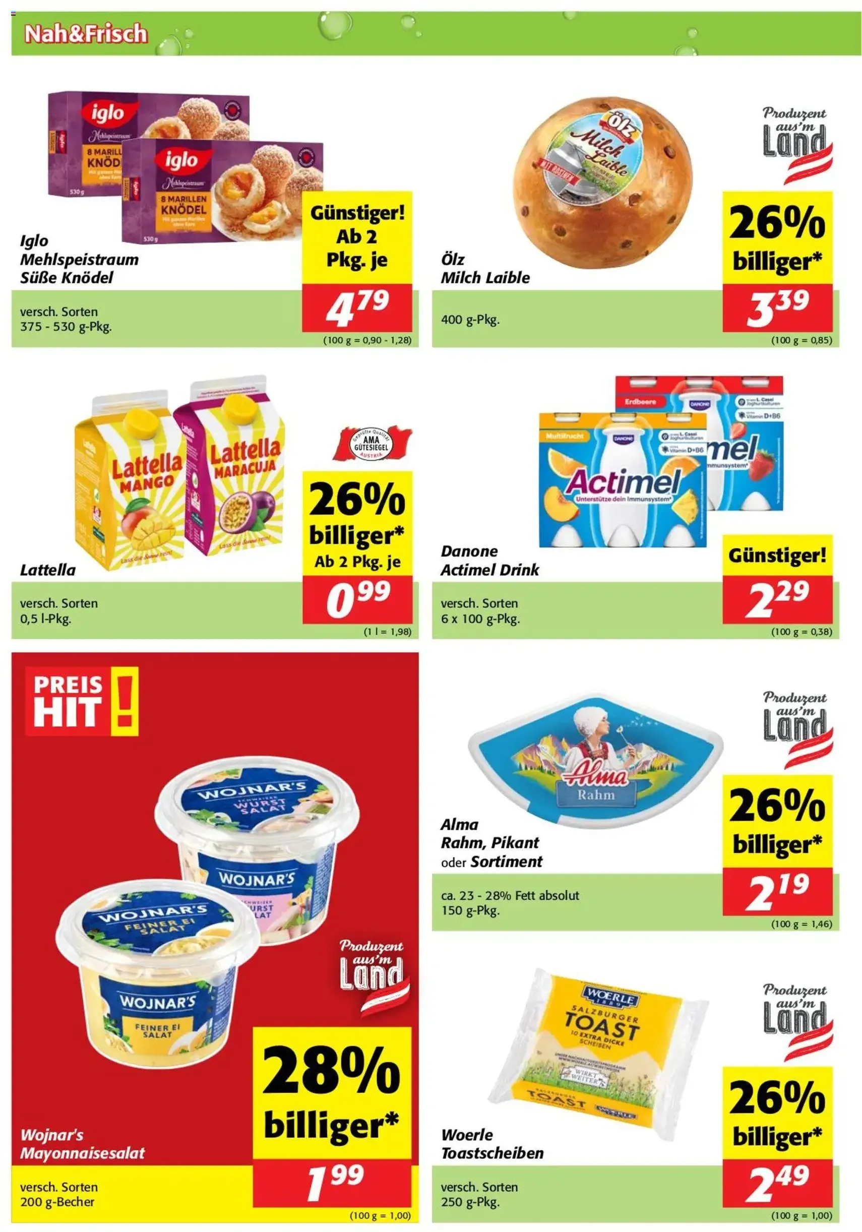 Nah und Frisch Flugblatt - Gültiger Prospekt ab 08.04.2026, Seite 2 von insgesamt 8