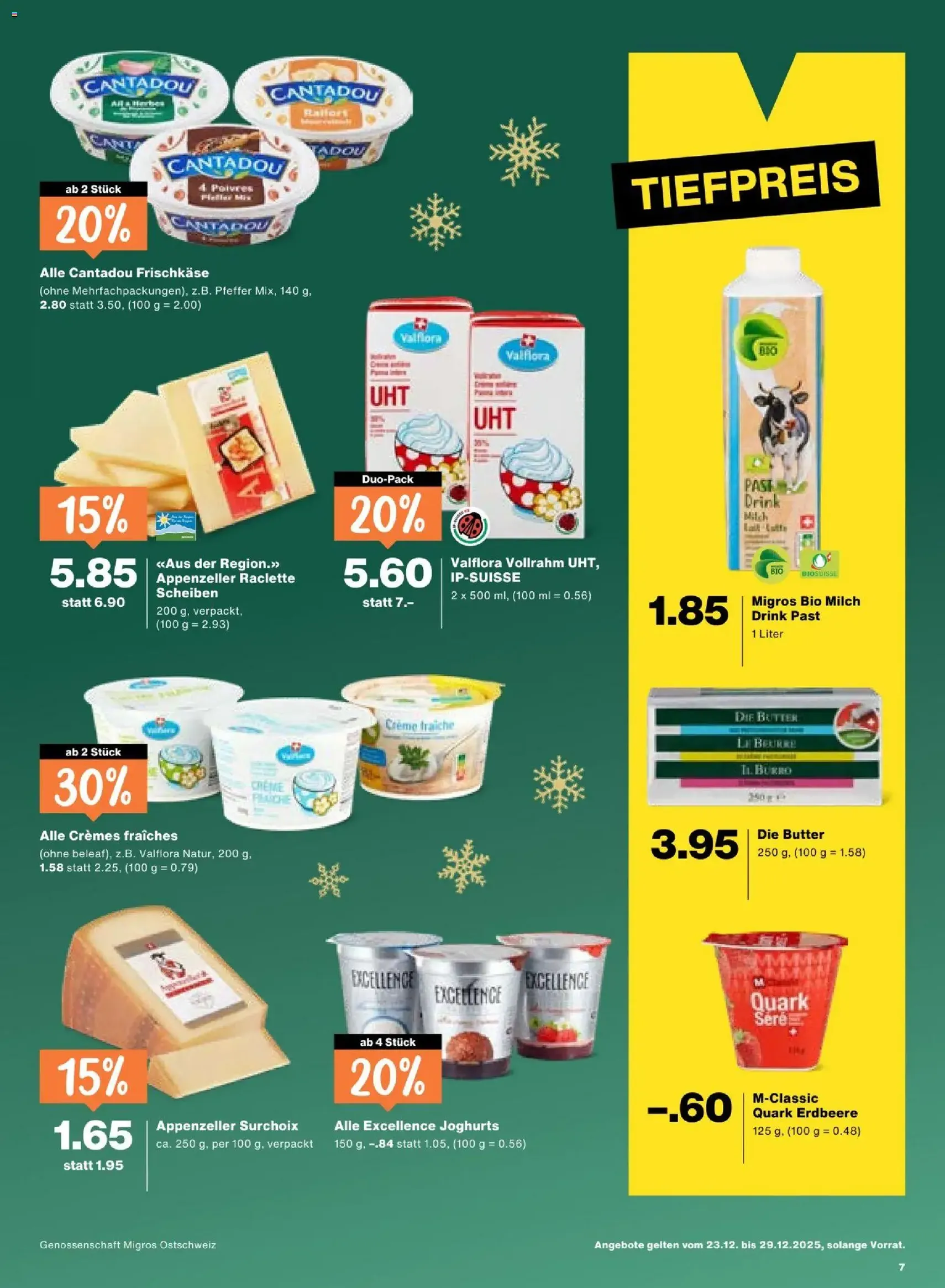 Migros Aktionen - Gültiger Prospekt ab 23.12.2025, Seite 7 von insgesamt 16