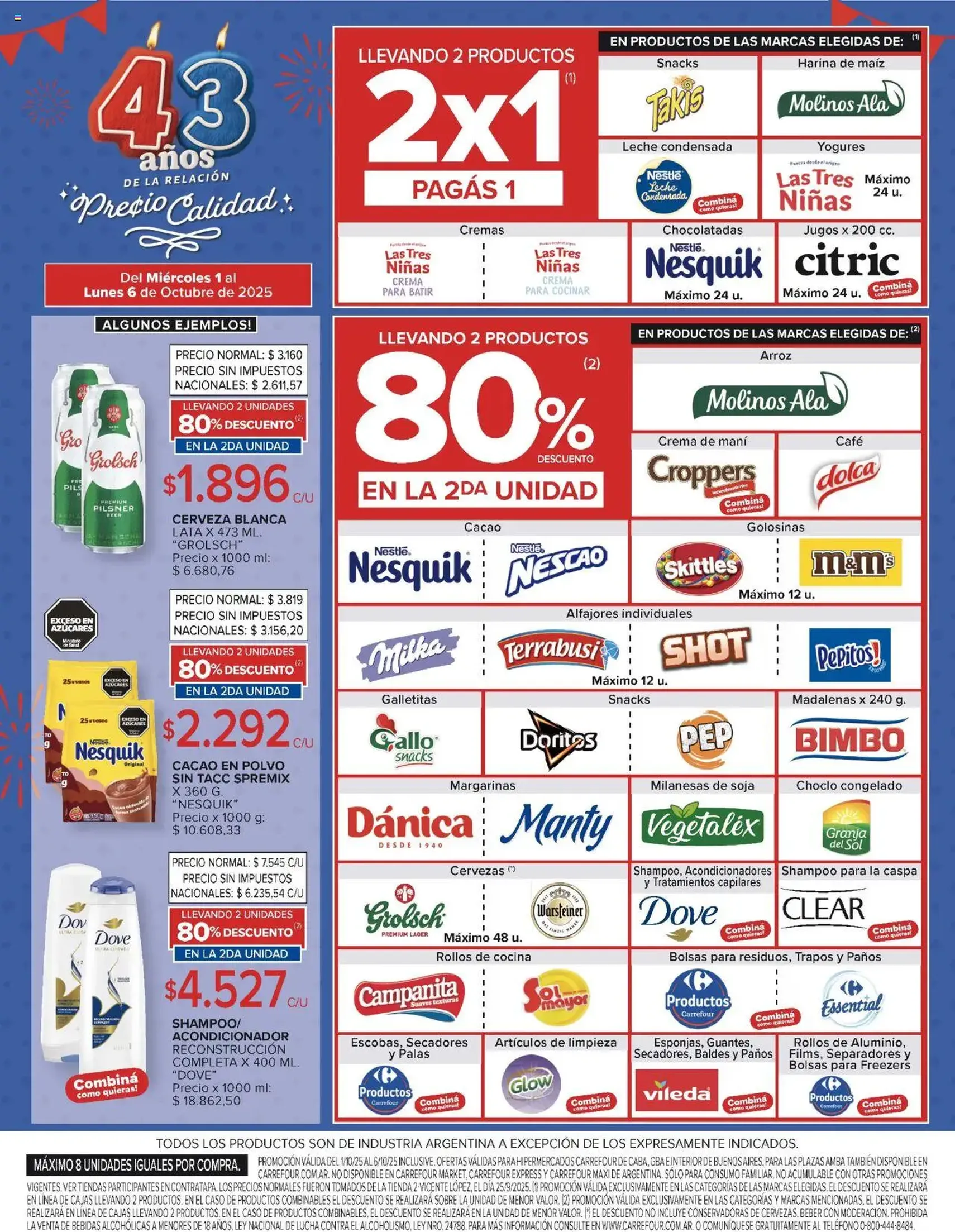 Carrefour ofertas - folleto válido desde 01/10/2025 página 5 de 59 Carrefour ofertas - folleto válido desde 01/10/2025 página 5 de 59