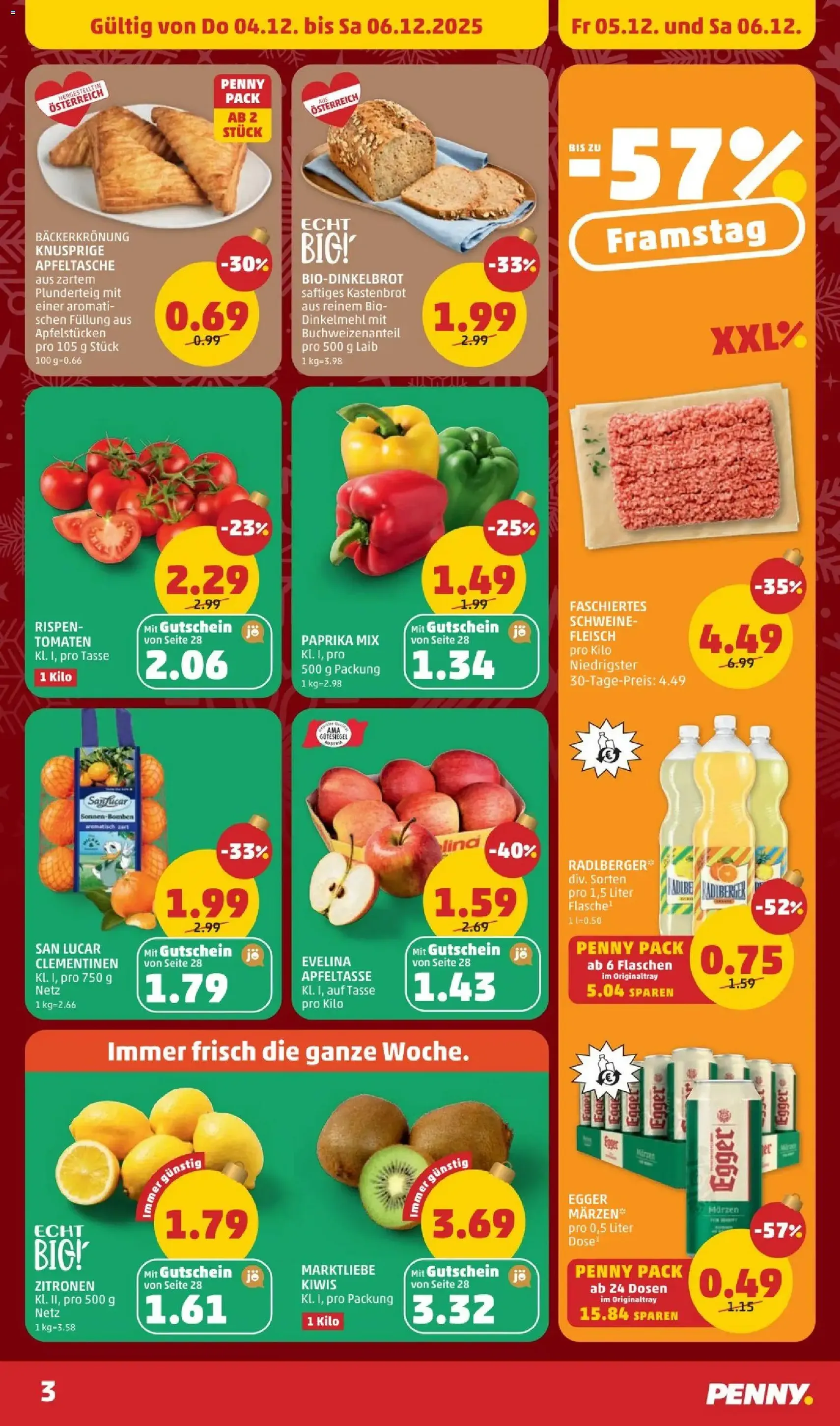 Penny Markt Flugblatt - Gültiger Prospekt ab 04.12.2025, Seite 3 von insgesamt 32