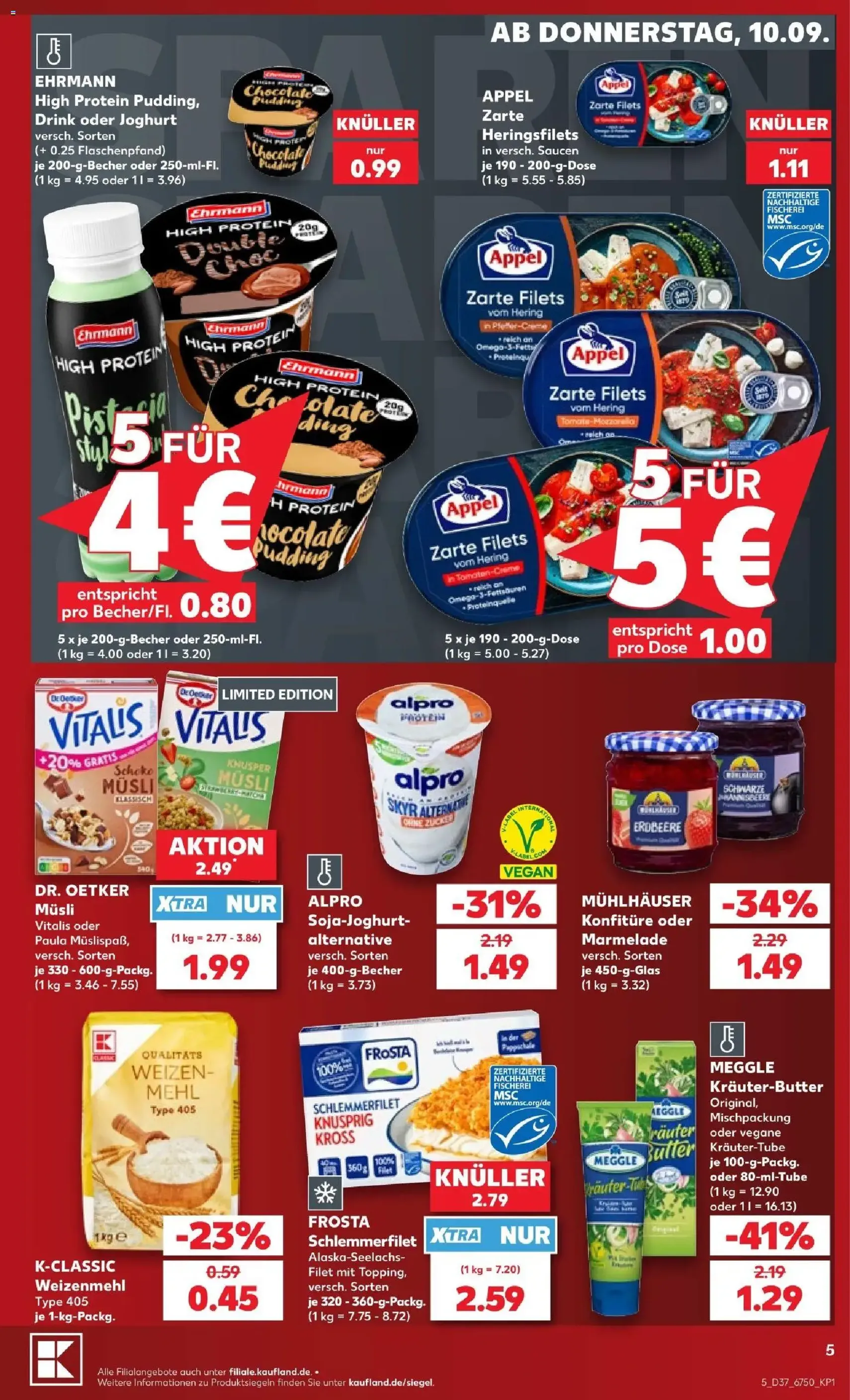 Kaufland Prospekt - Gültiger Prospekt ab 10.09.2026, Seite 5 von insgesamt 66