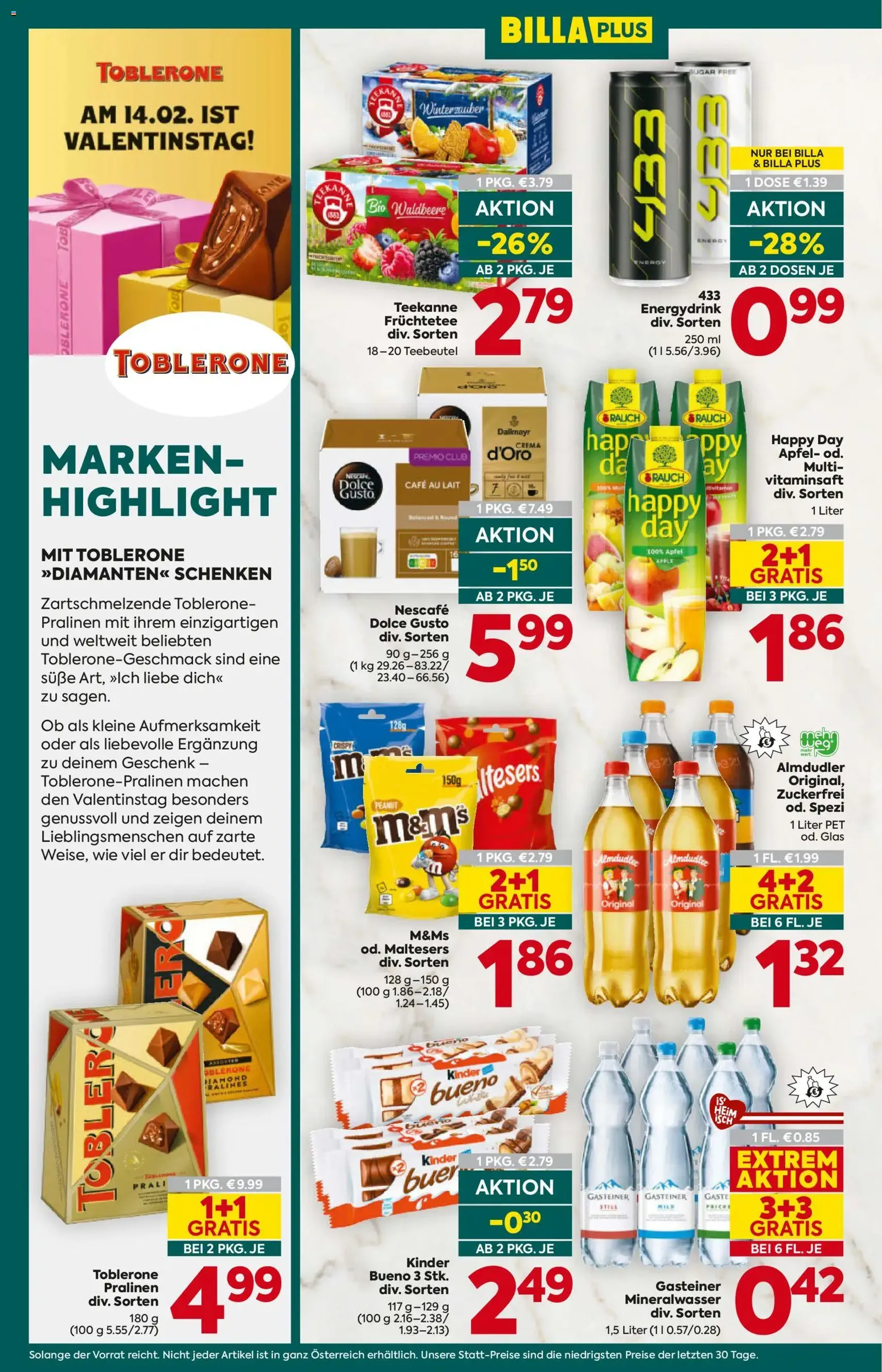 Billa Plus Flugblatt - Gültiger Prospekt ab 05.02.2026, Seite 14 von insgesamt 16