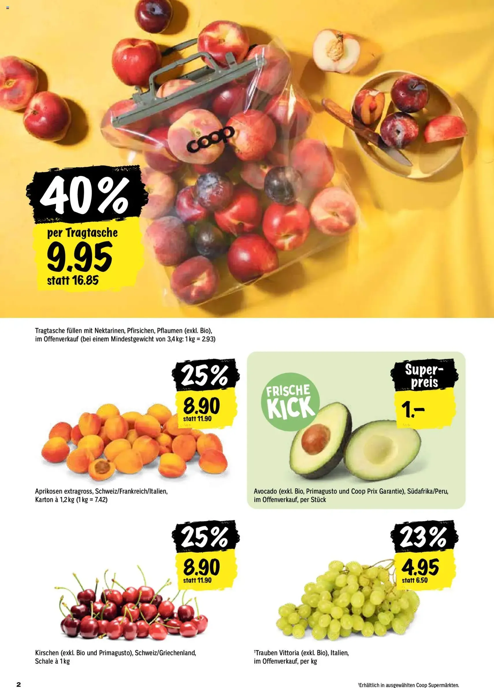 Coop aktionen - Gültiger Prospekt ab 09.07.2026, Seite 2 von insgesamt 24