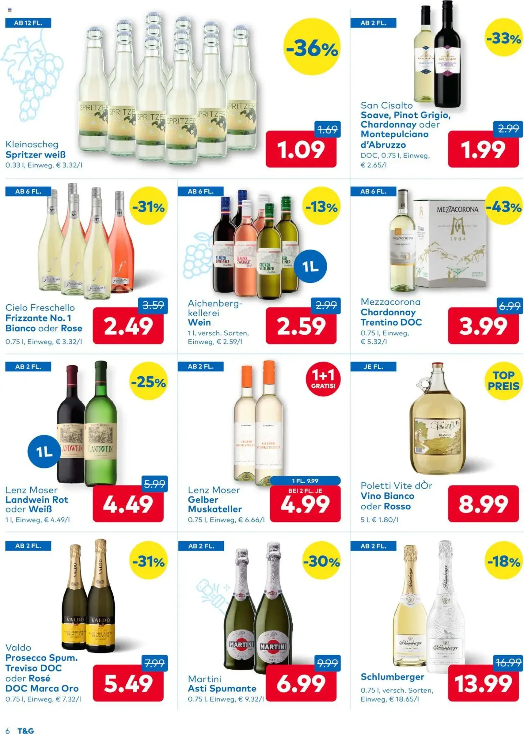T&G Flugblatt - Gültiger Prospekt ab 09.10.2025, Seite 6 von insgesamt 8