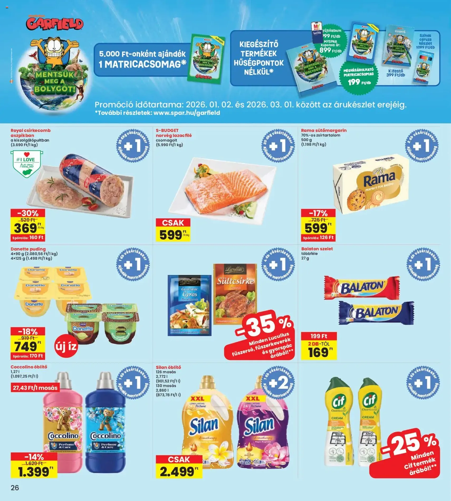 Interspar Akciós újság - 2026.02.19. érvényes szórólap 26 oldal 28 oldalból