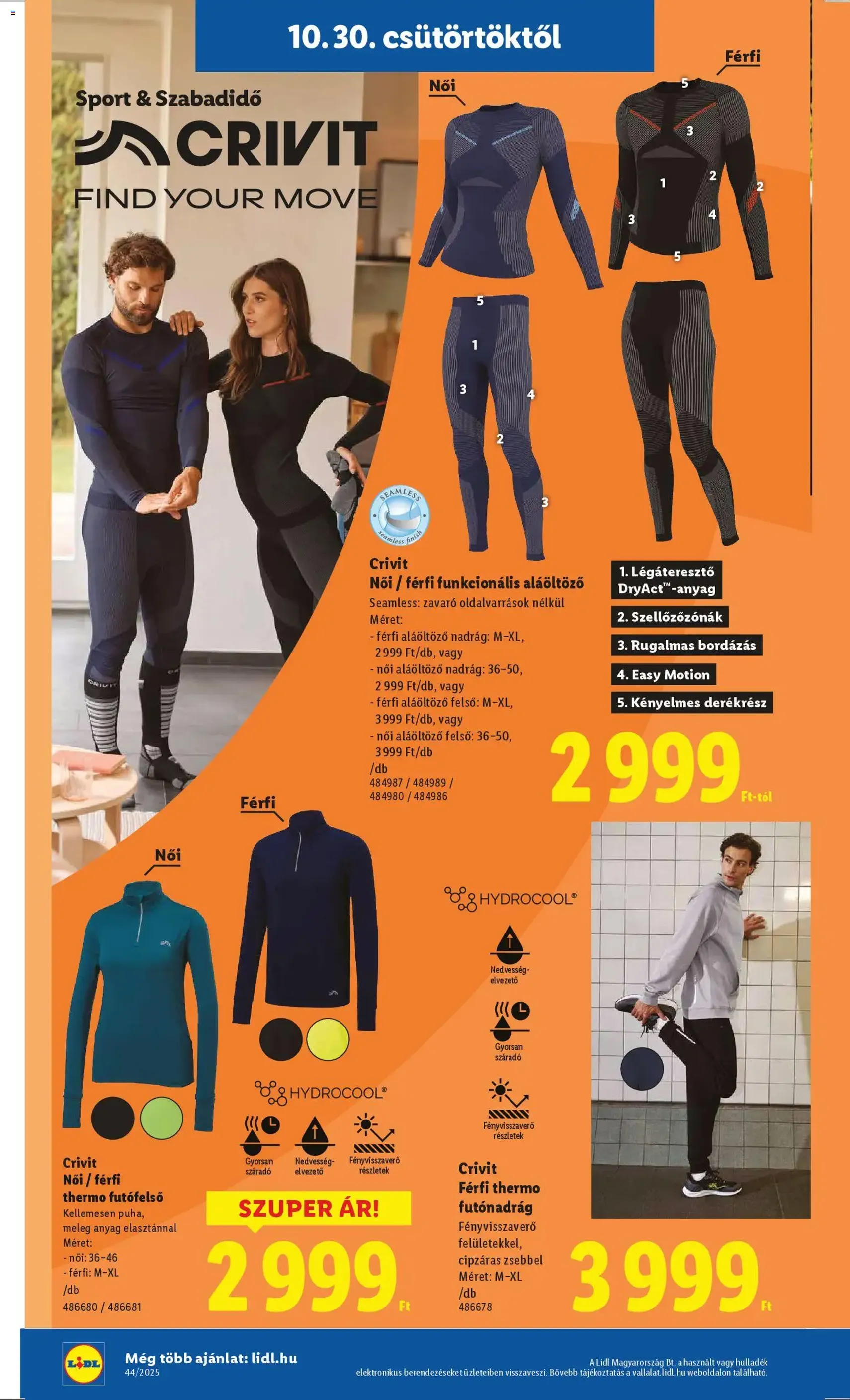 Lidl Akciós újság - 2025.10.30. érvényes szórólap 22 oldal 66 oldalból Lidl Akciós újság - 2025.10.30. érvényes szórólap 22 oldal 66 oldalból