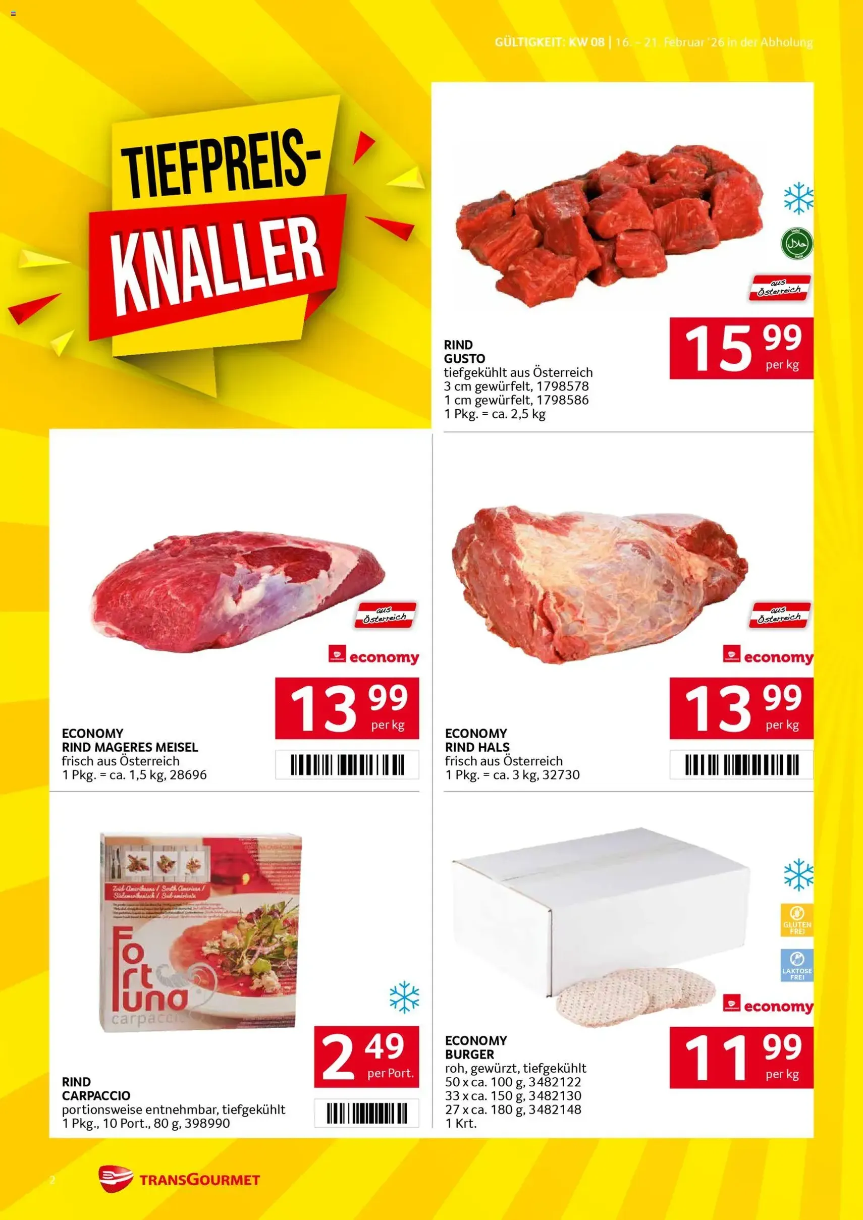 Transgourmet Flugblatt - Gültiger Prospekt ab 16.02.2026, Seite 2 von insgesamt 28