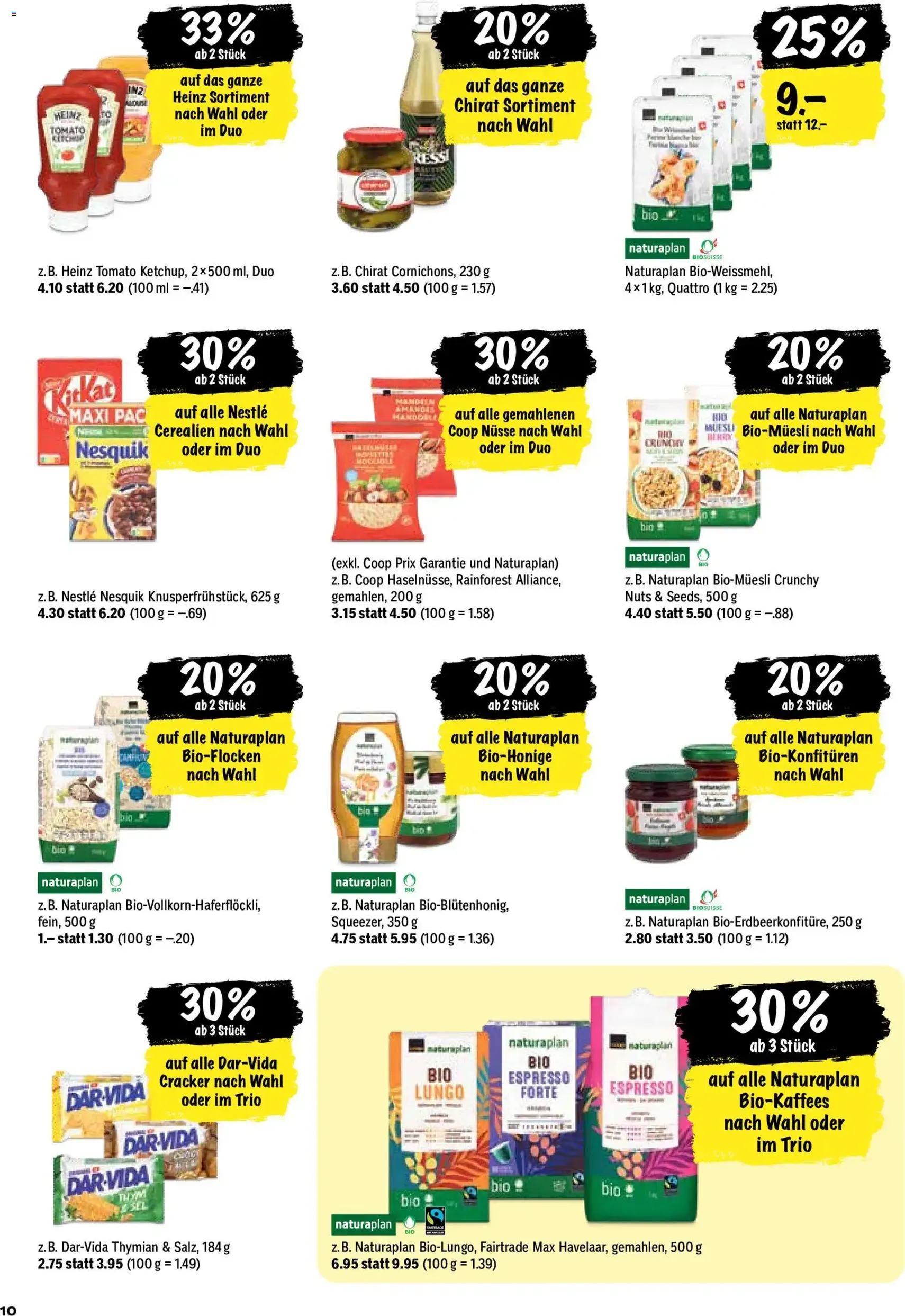 Coop aktionen - Gültiger Prospekt ab 25.06.2026, Seite 10 von insgesamt 24