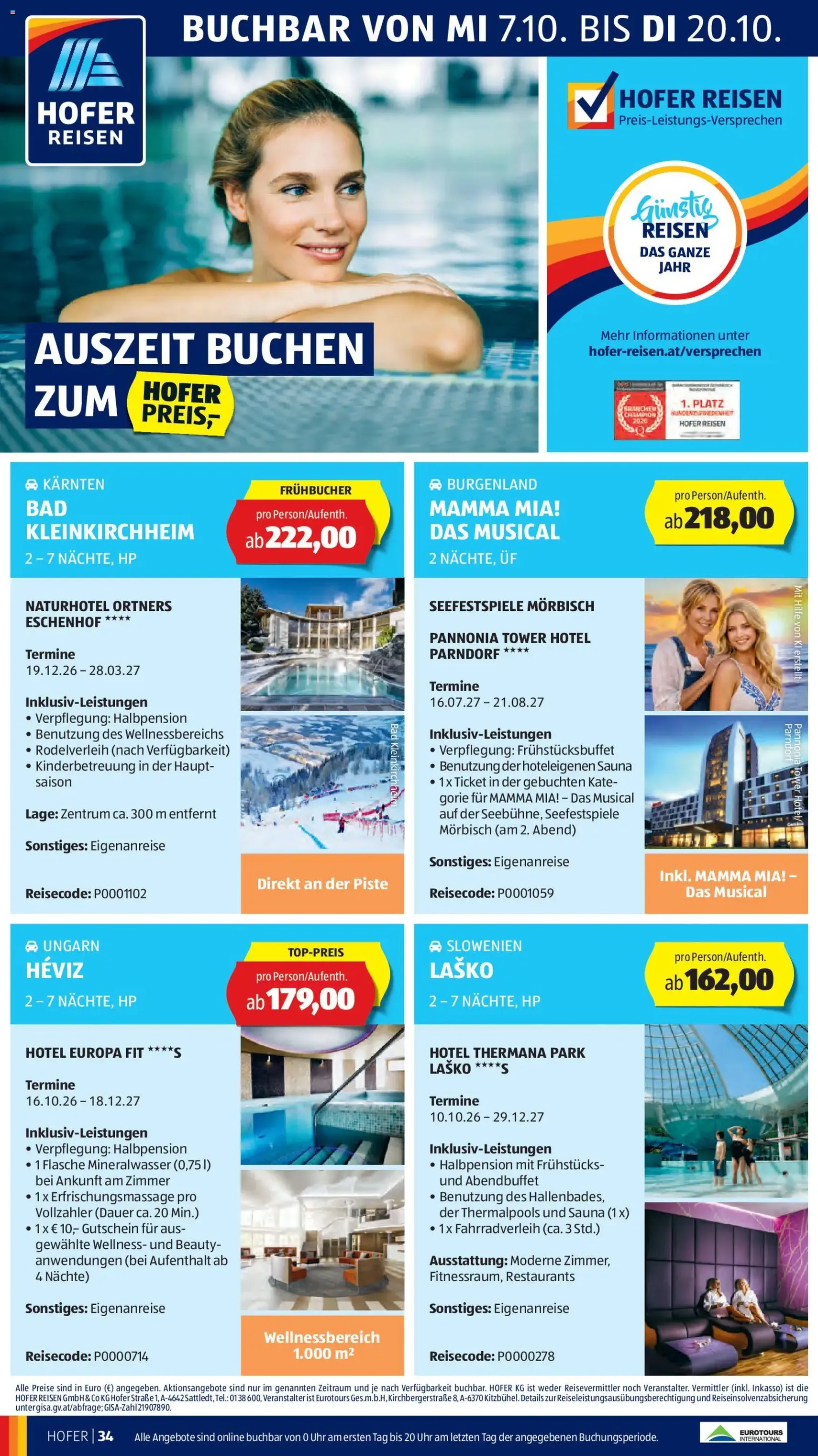 Hofer Flipbook - Gültiger Prospekt ab 09.10.2026, Seite 44 von insgesamt 46