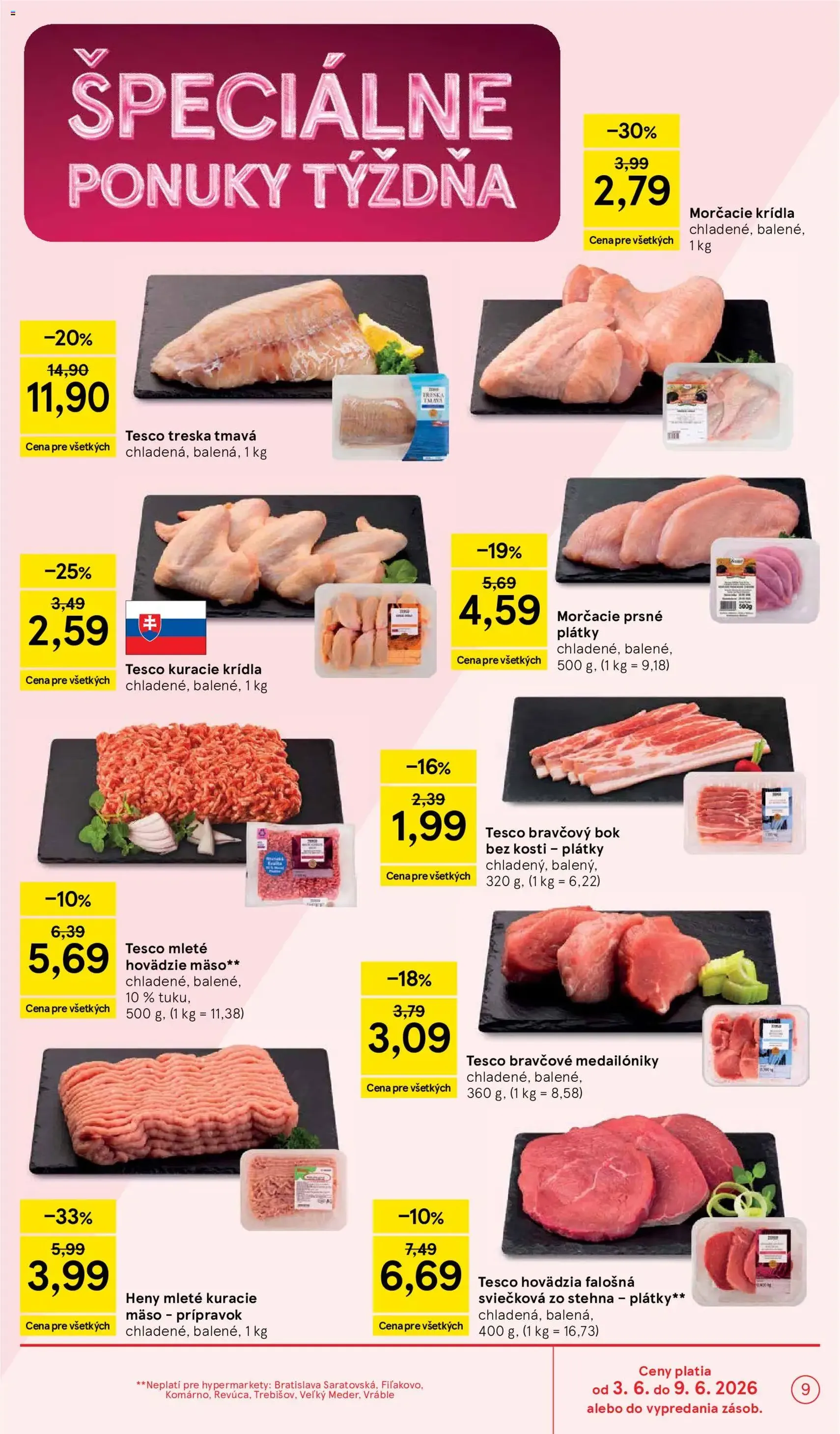 Tesco Hypermarket - leták - platný leták od 03.06.2026 strana 9 z 52