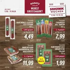 Radatz Wurst Grossmarkt - Prospekt Vorschau gültig ab 05.10.2026