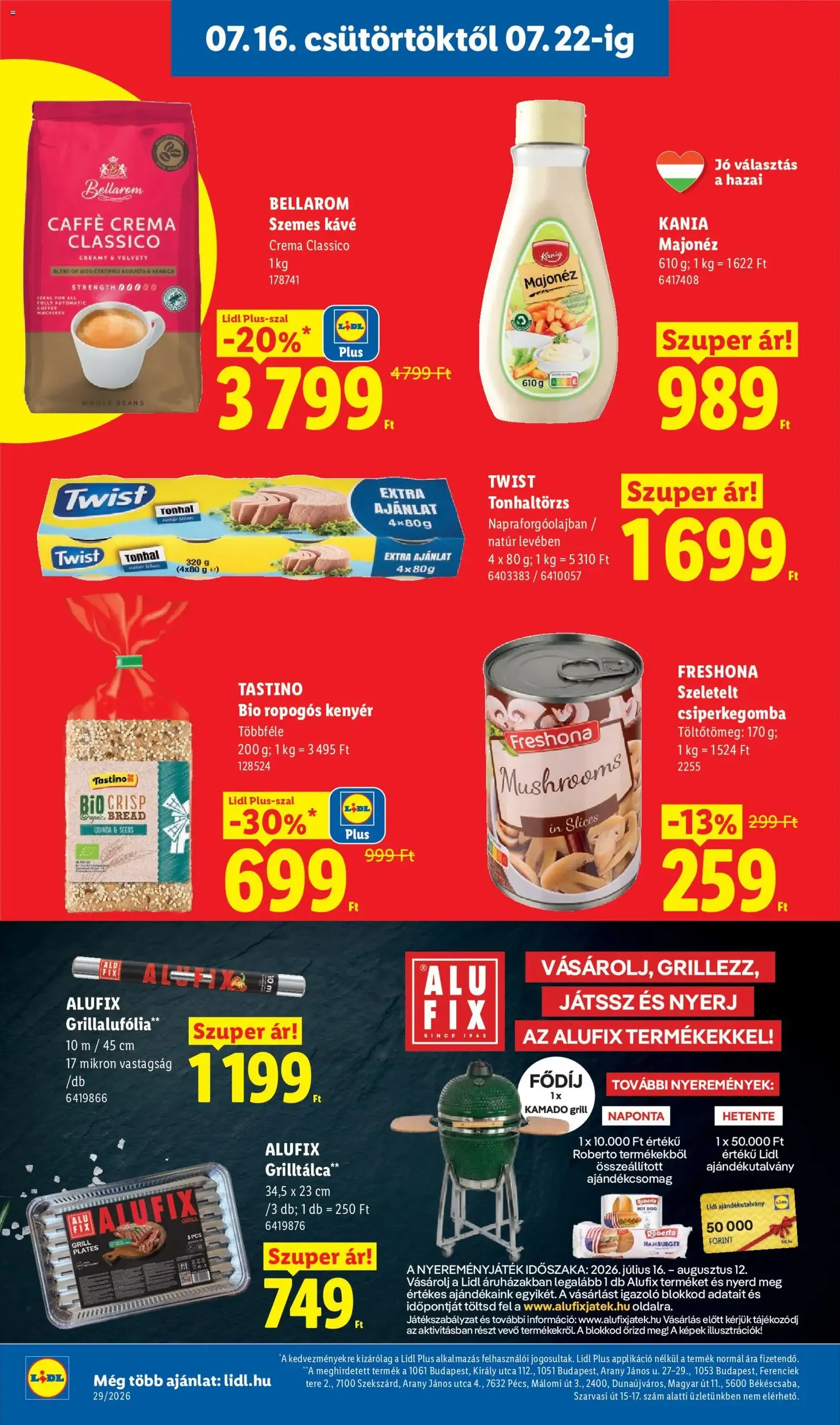Lidl akciós újság - 2026.07.16. érvényes szórólap 18 oldal 88 oldalból