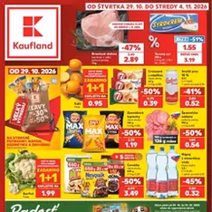 Kaufland leták - náhľad letáku platný od 29.10.2026