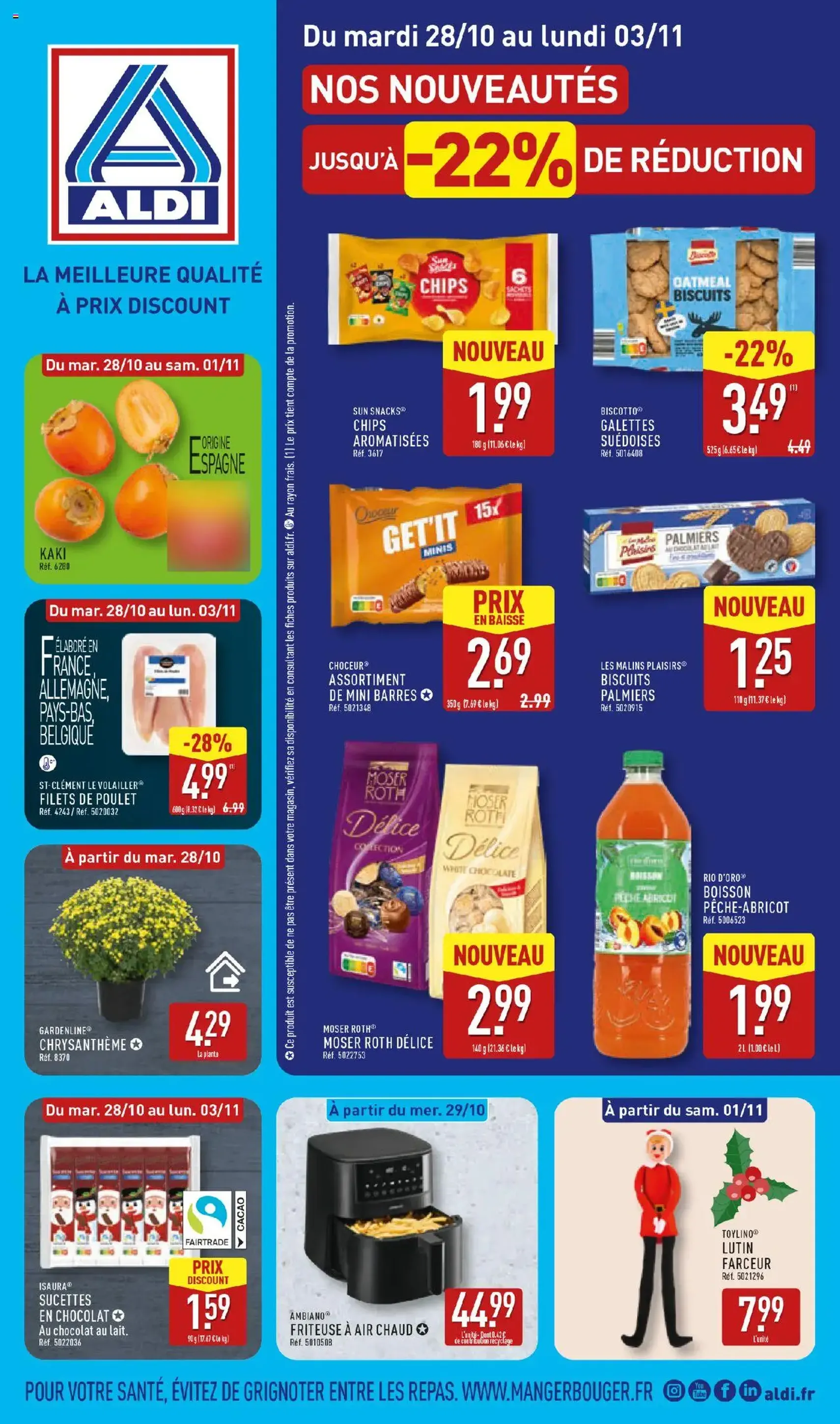 Aldi catalogue semaine 44 - brochure valable à partir du 28/10/2025, page 1 sur 56 Aldi catalogue semaine 44 - brochure valable à partir du 28/10/2025, page 1 sur 56