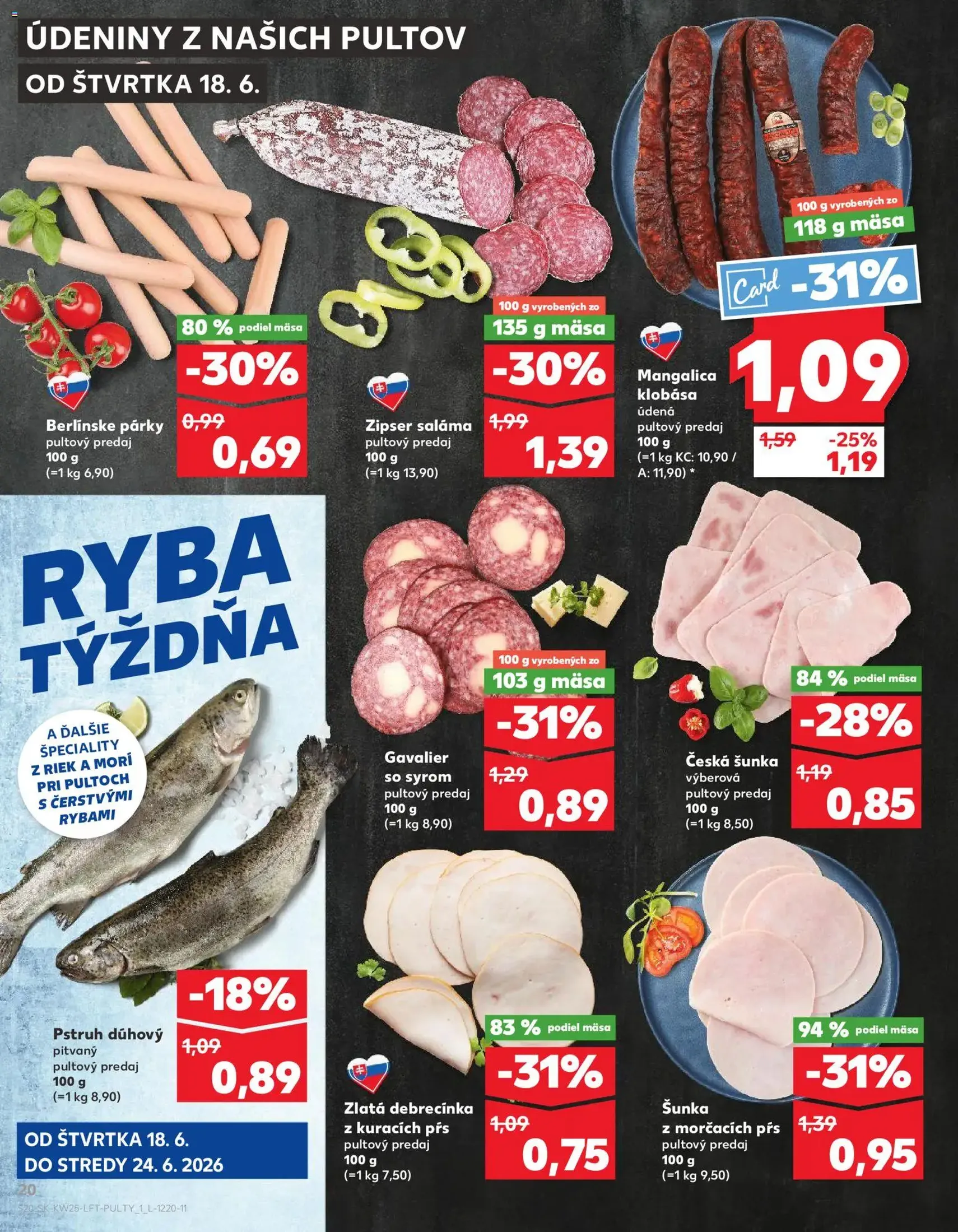 Kaufland leták - platný leták od 18.06.2026 strana 20 z 84