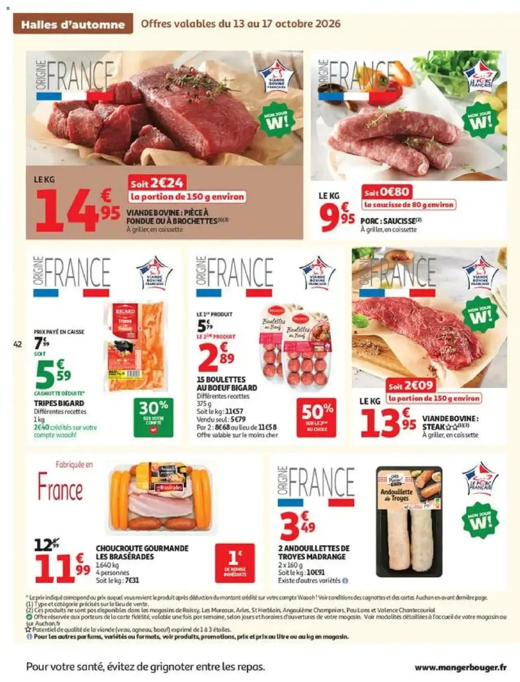 Auchan catalogue - brochure valable à partir du 13/10/2026, page 42 sur 68