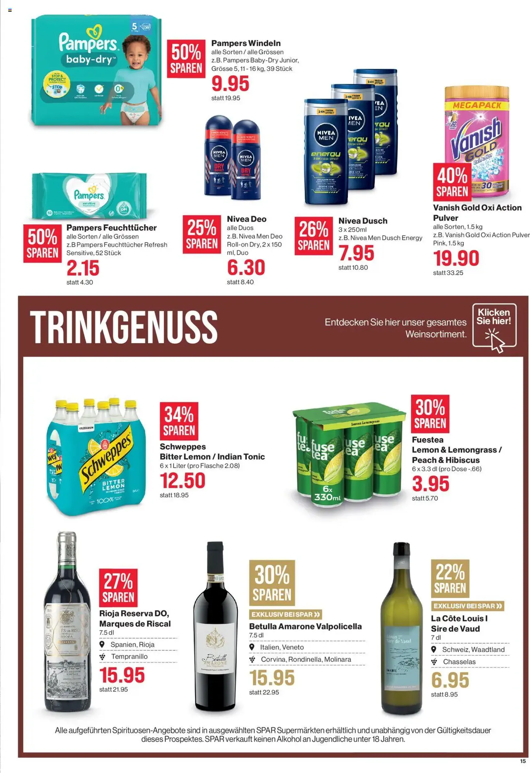 SPAR Aktionen - Gültiger Prospekt ab 25.09.2025, Seite 15 von insgesamt 24